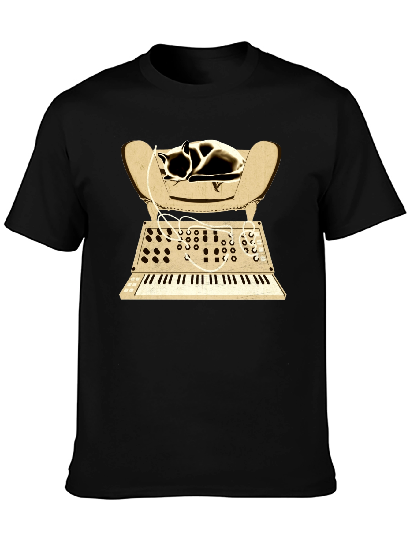 Synth Cat Napping T-Shirt