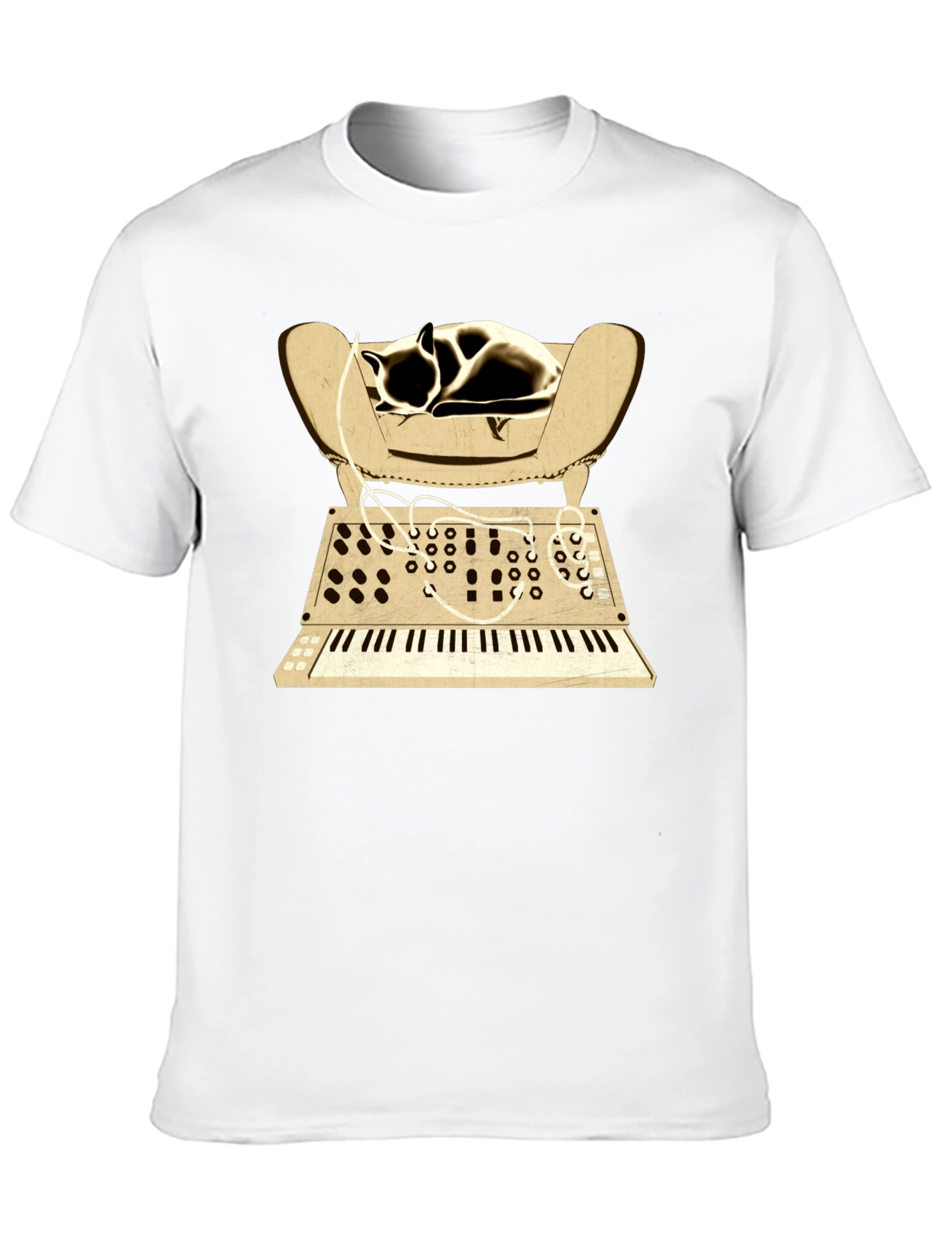 Synth Cat Napping T-Shirt