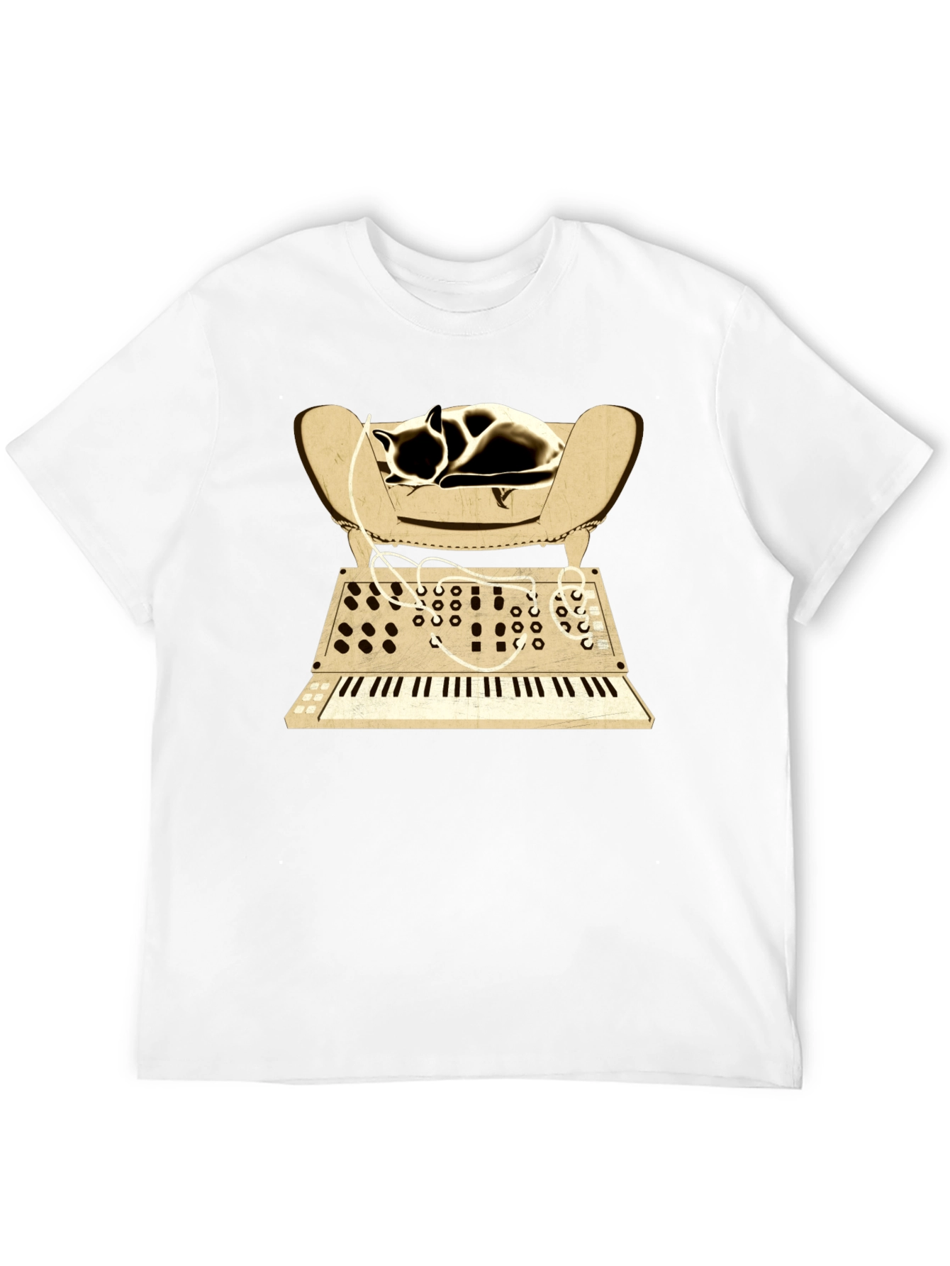 Synth Cat Napping T-Shirt