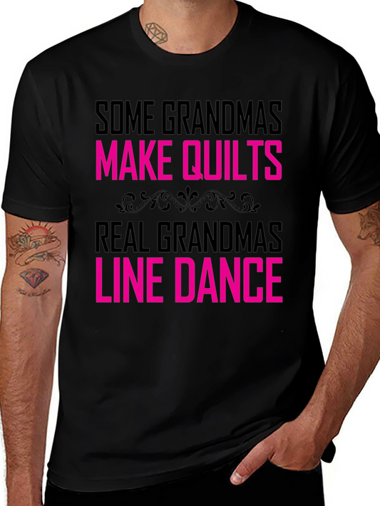 Grandma Line Dance T-Shirt Funny Grandparent Tee