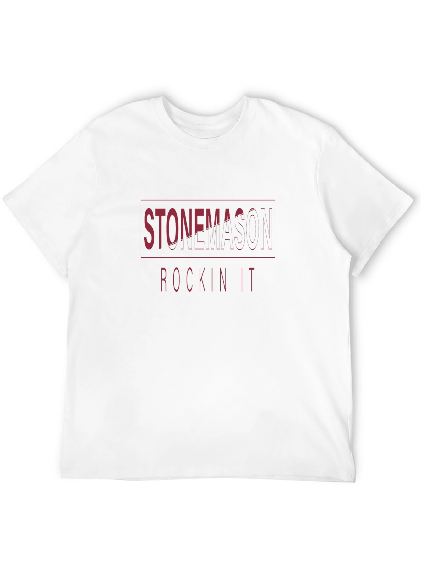 Stonemason Rockin It Black T-Shirt