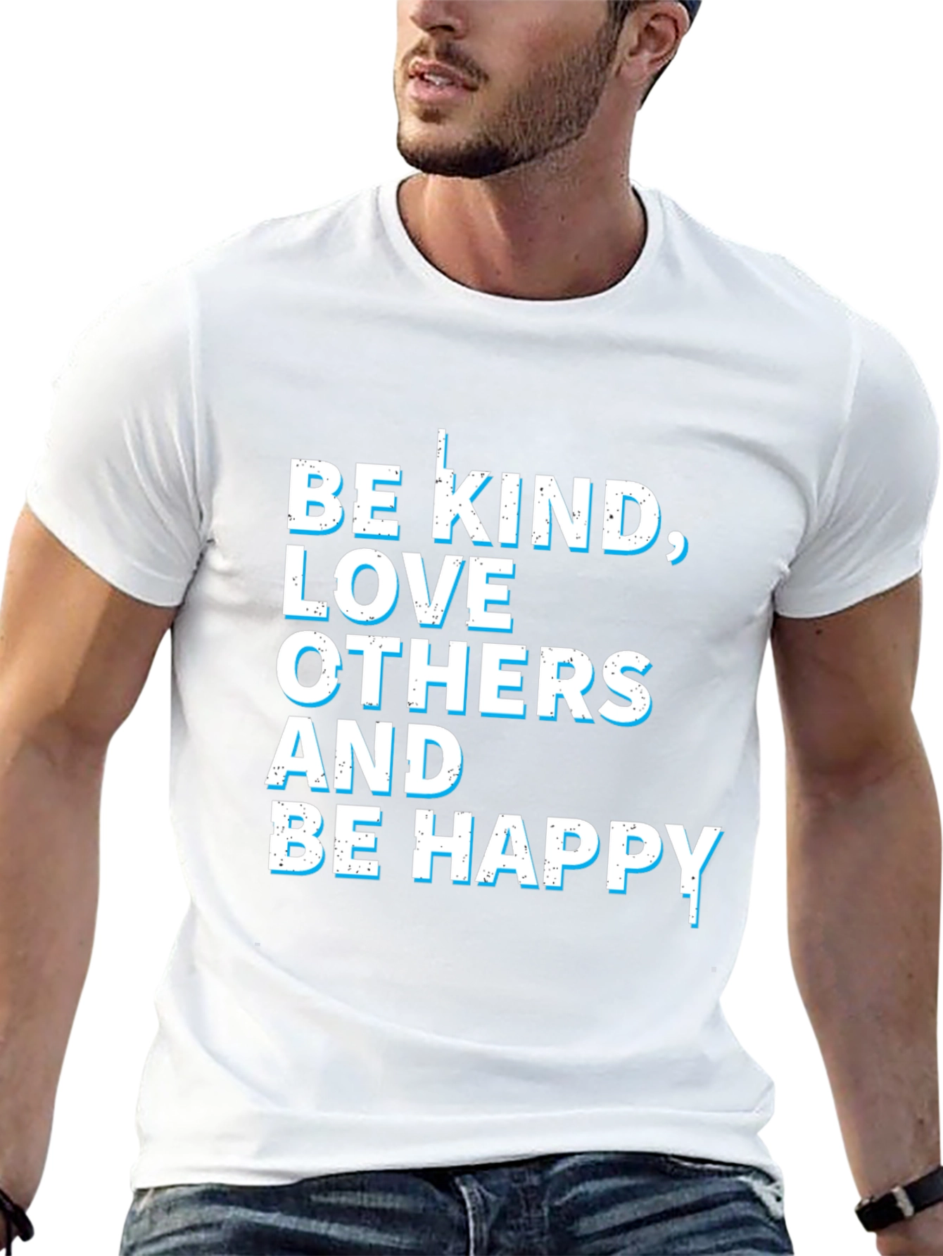 Be Kind Love Others Happy Graphic Tee