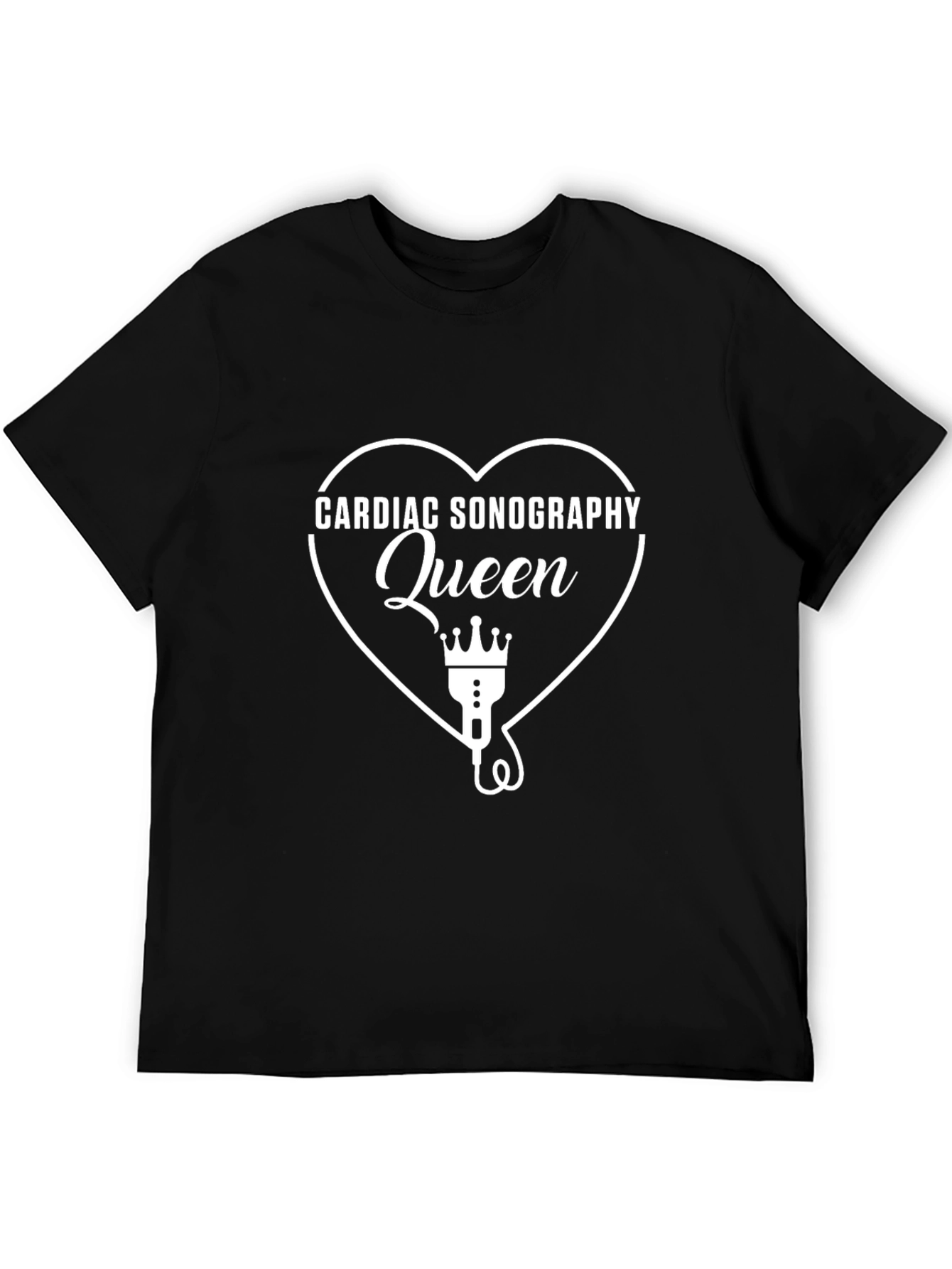 Cardiac Sonography Queen Graphic Tee