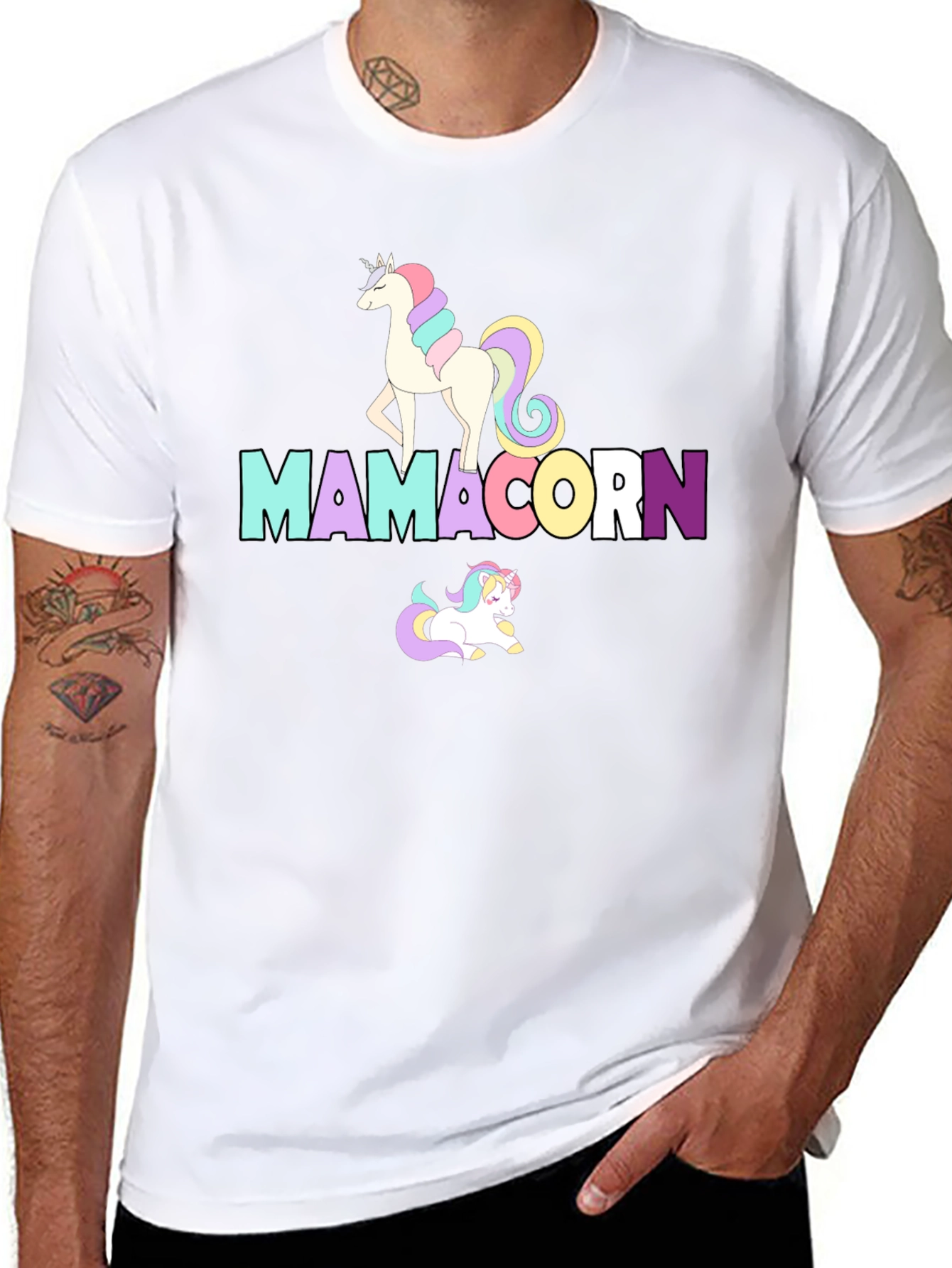 Mamacorn Unicorn Graphic Tee