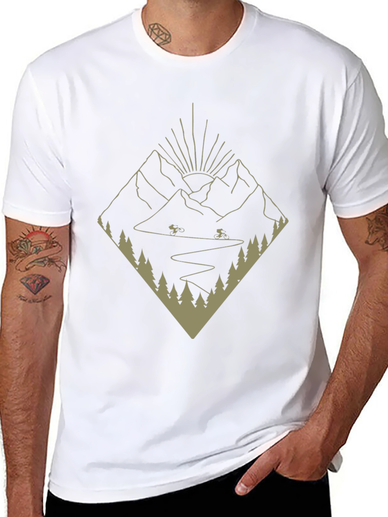 Mountain Biking Adventure Tee - Graphic T-Shirt
