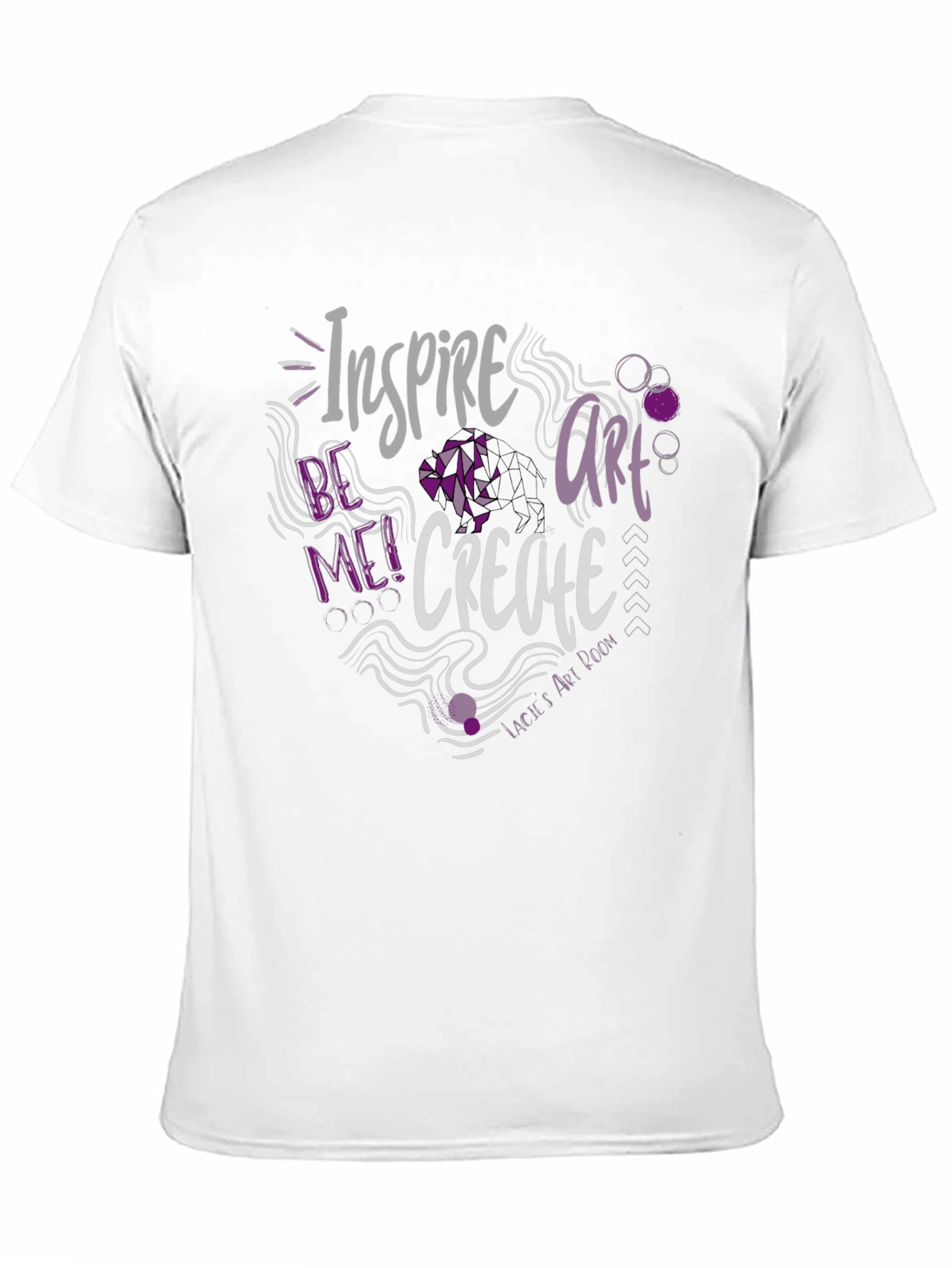 Inspire Me! Graphic Print Black T-Shirt