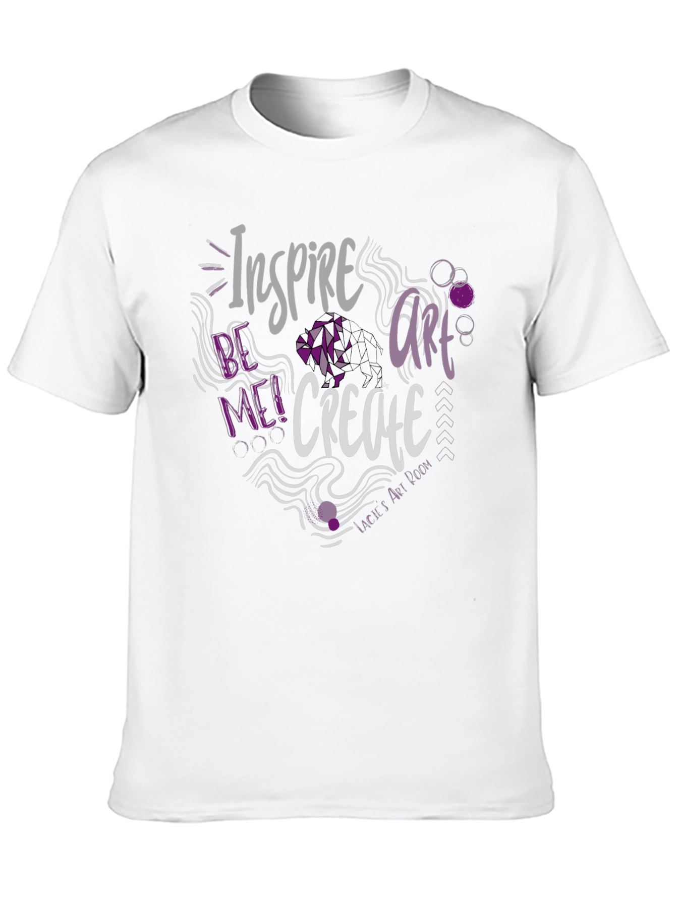 Inspire Me! Graphic Print Black T-Shirt
