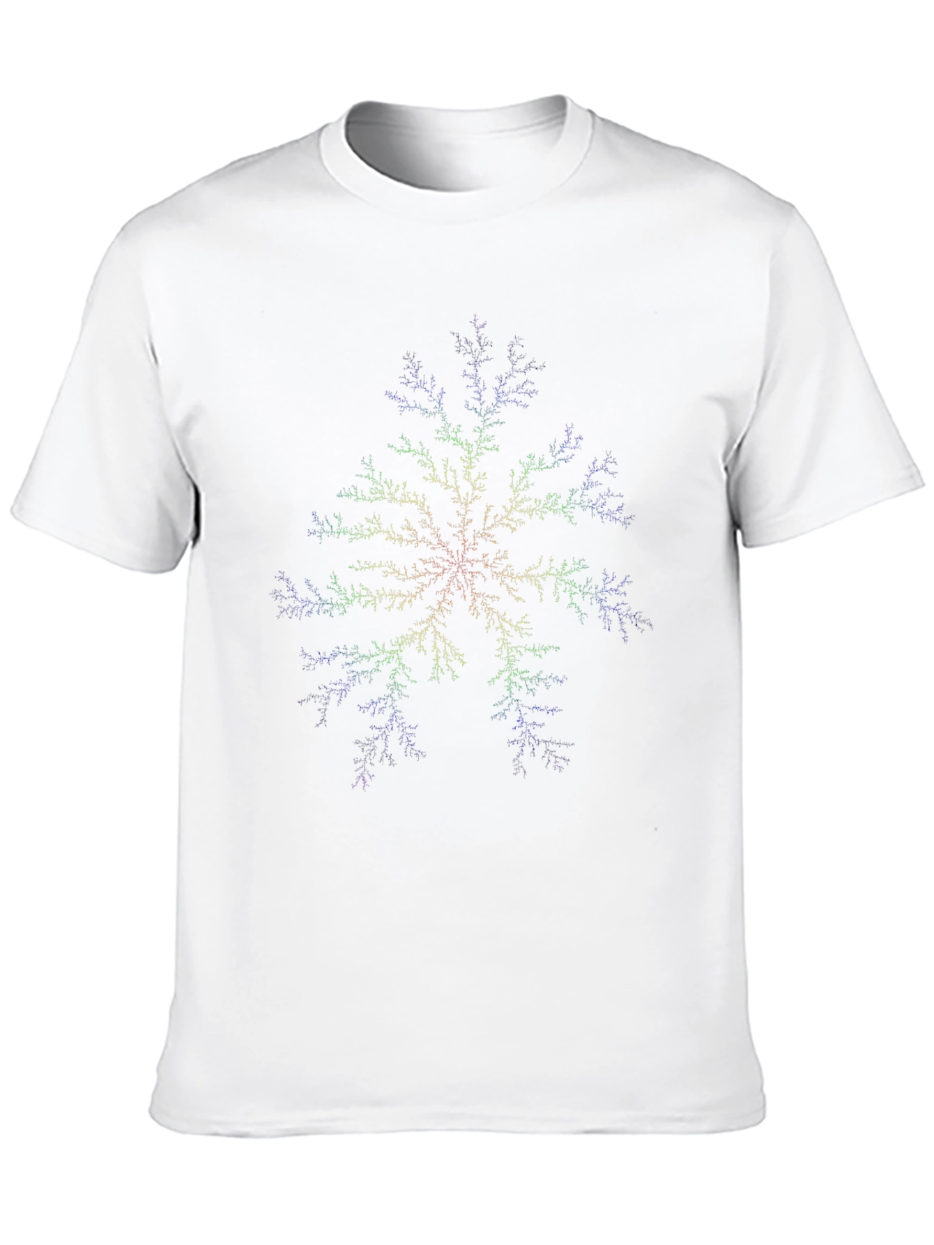Fractal Tree Black T-Shirt