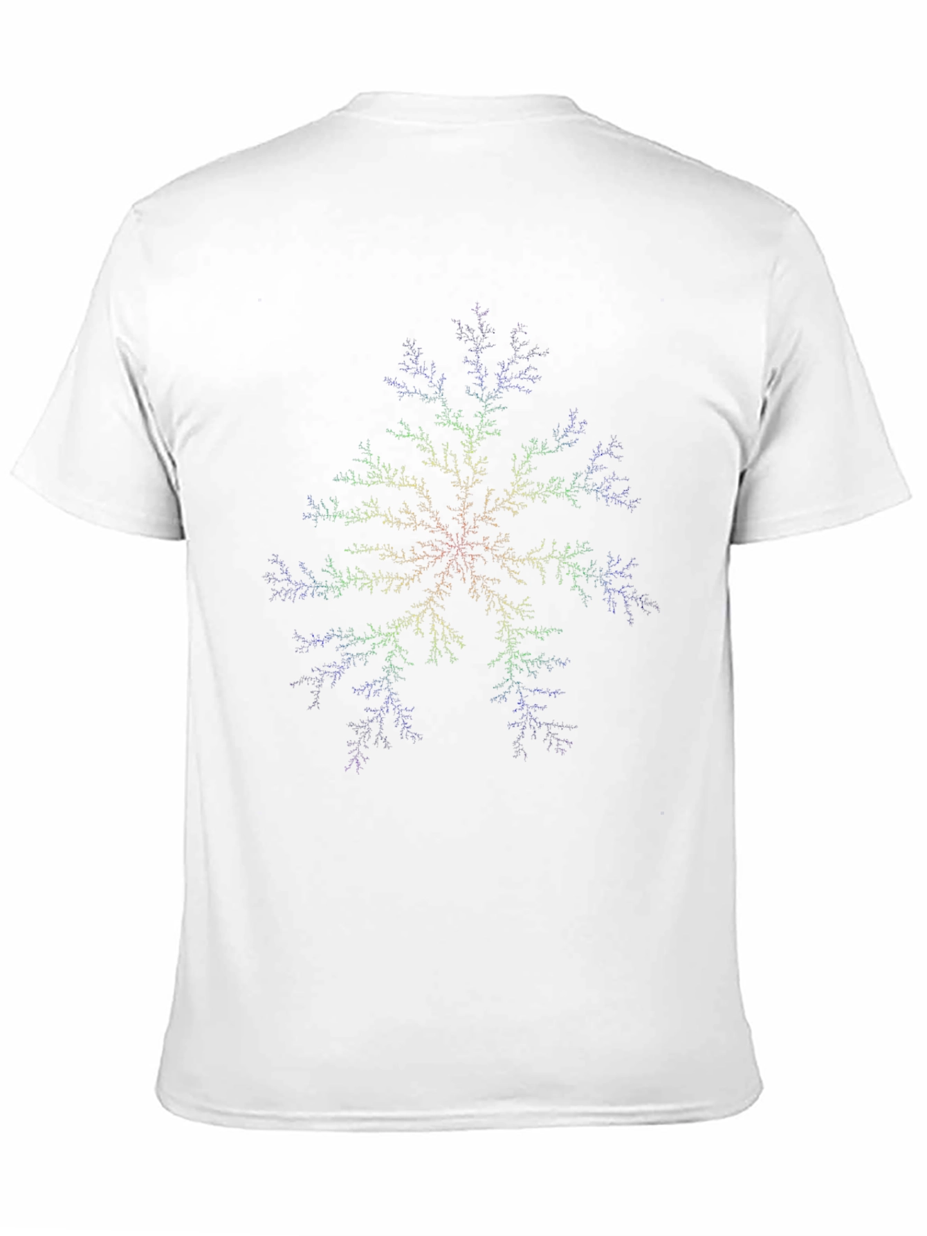 Fractal Tree Black T-Shirt