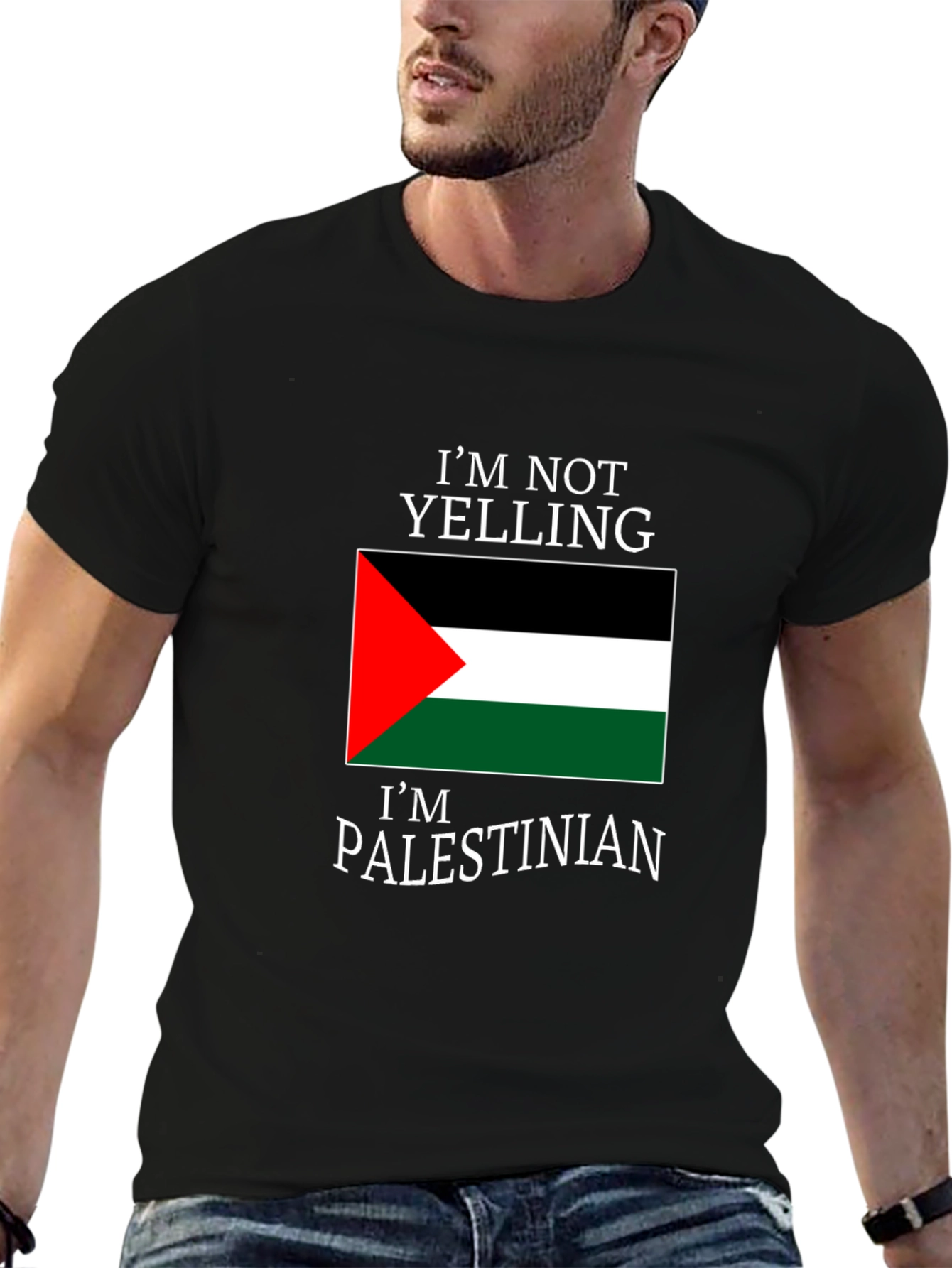 Im Not Yelling Im Palestinian T-Shirt