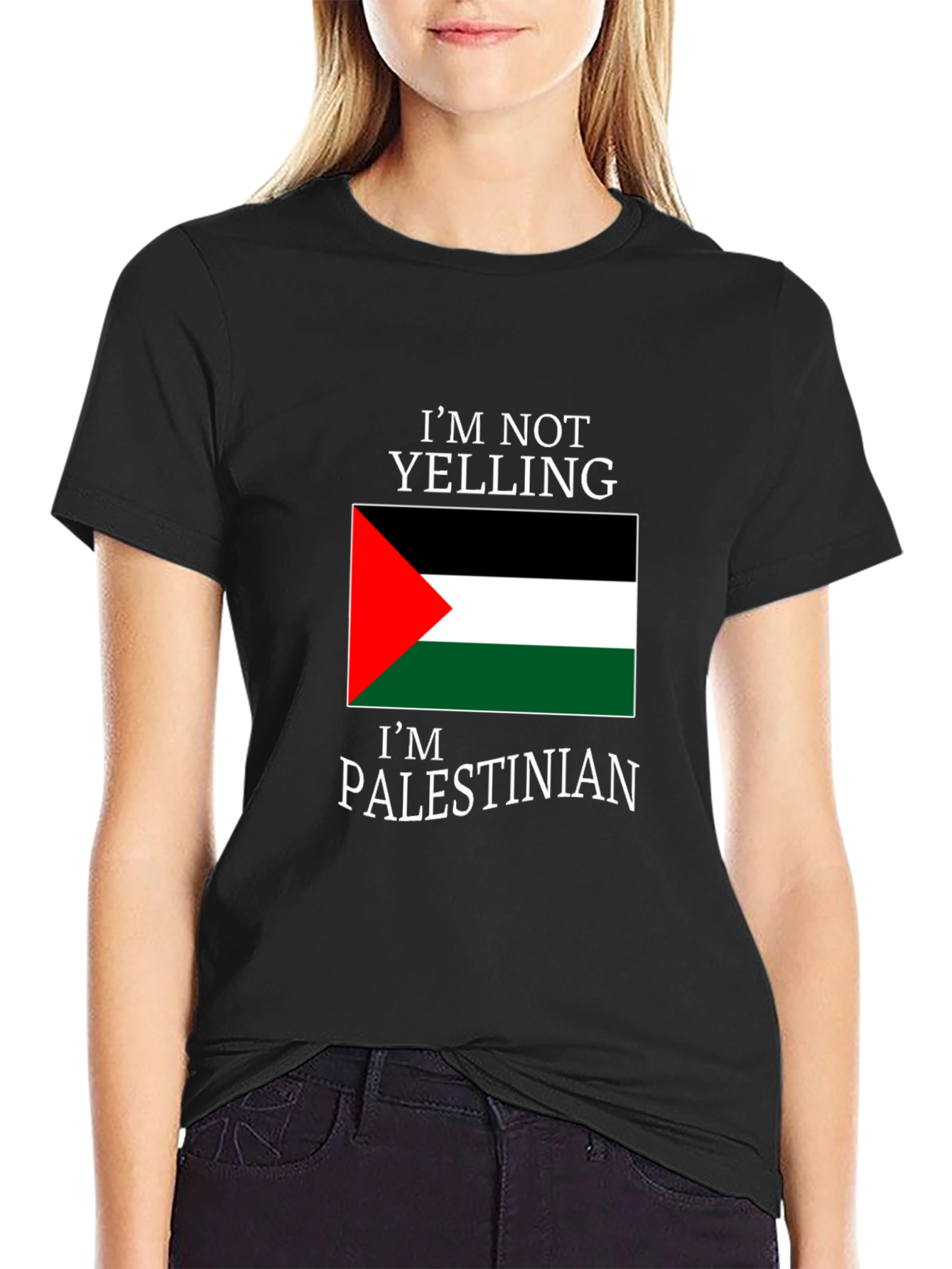 Im Not Yelling Im Palestinian T-Shirt