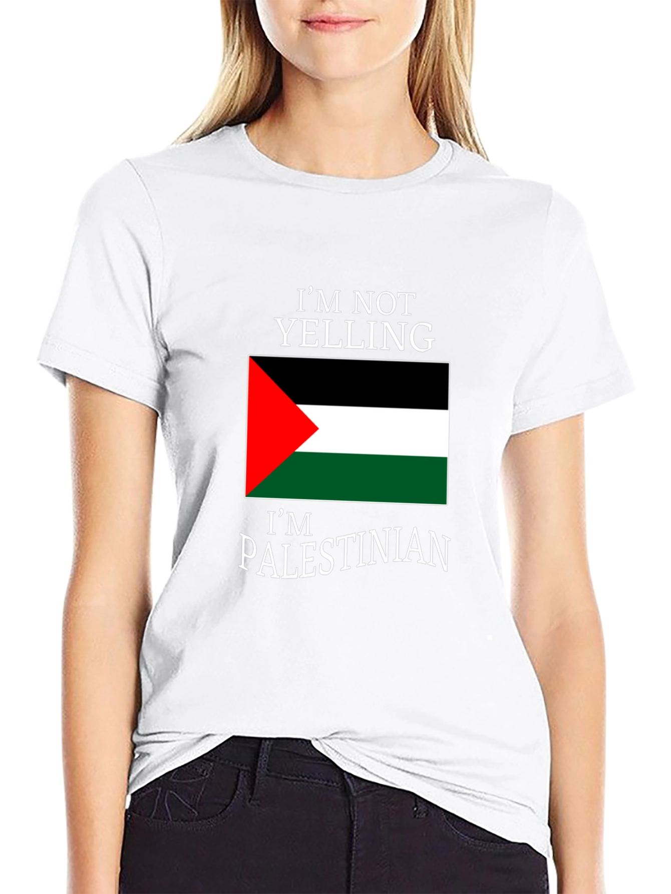 Im Not Yelling Im Palestinian T-Shirt