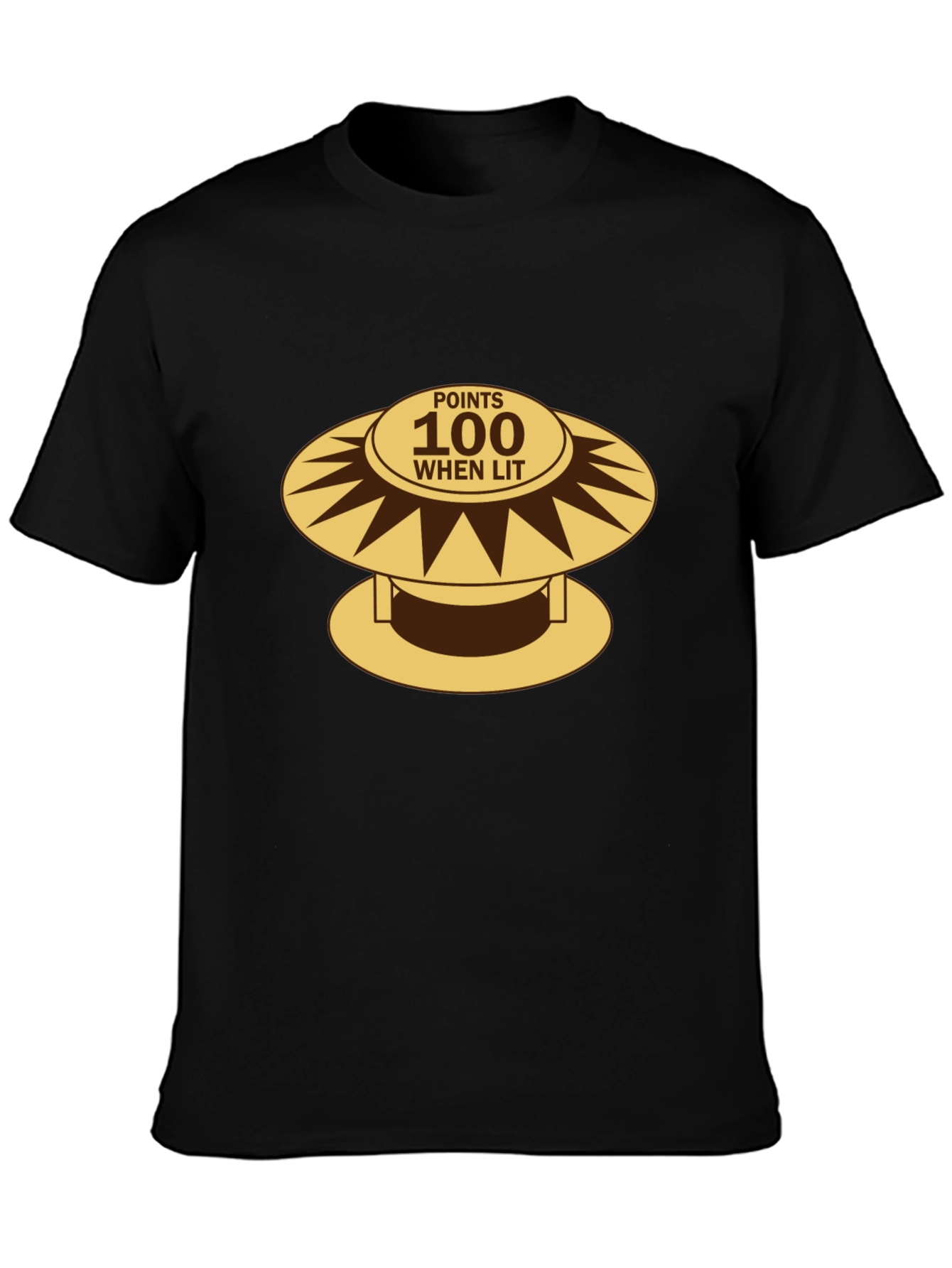 Retro Pinball Bumper T-Shirt - 100 Points When Lit!