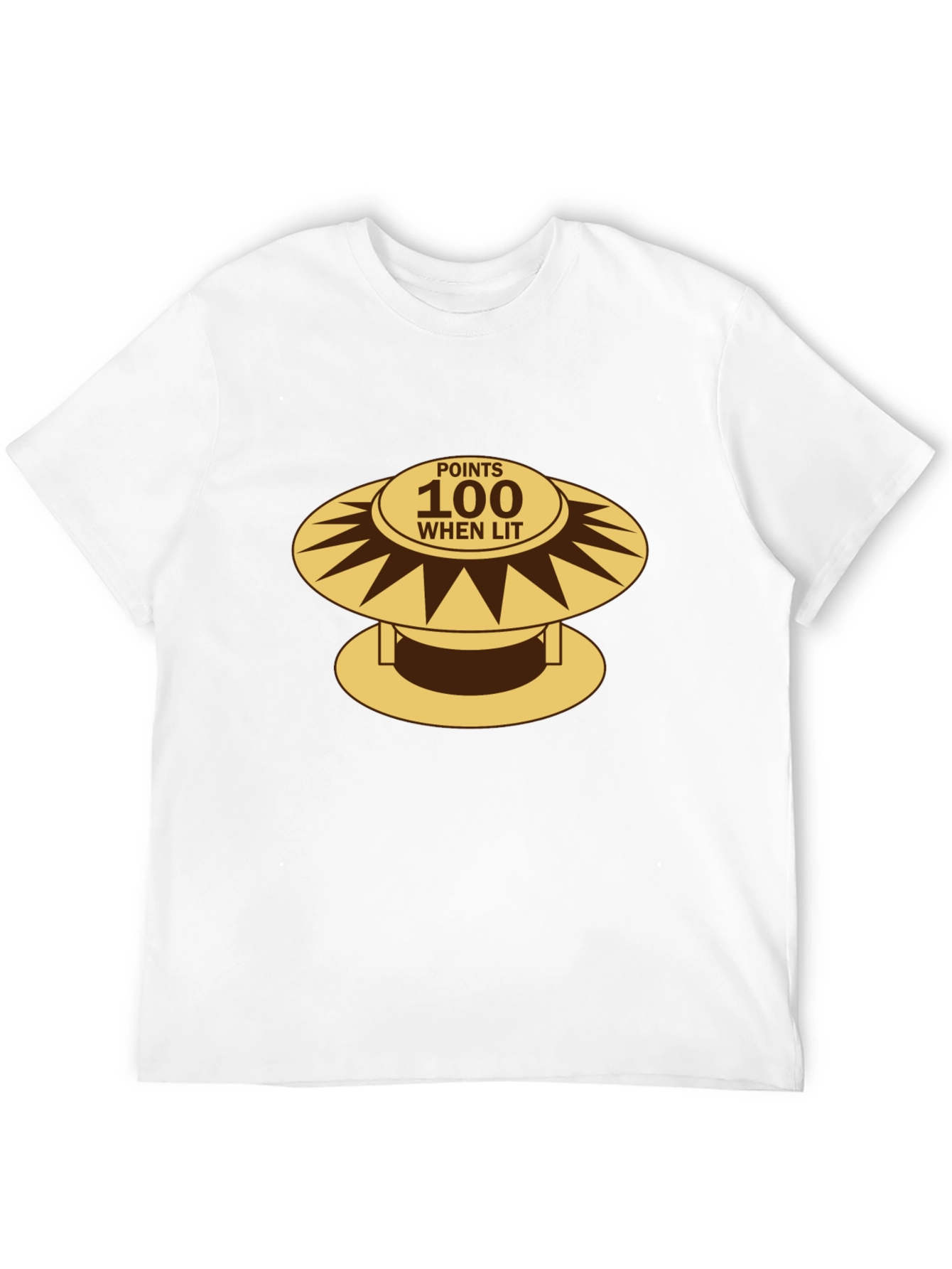 Retro Pinball Bumper T-Shirt - 100 Points When Lit!