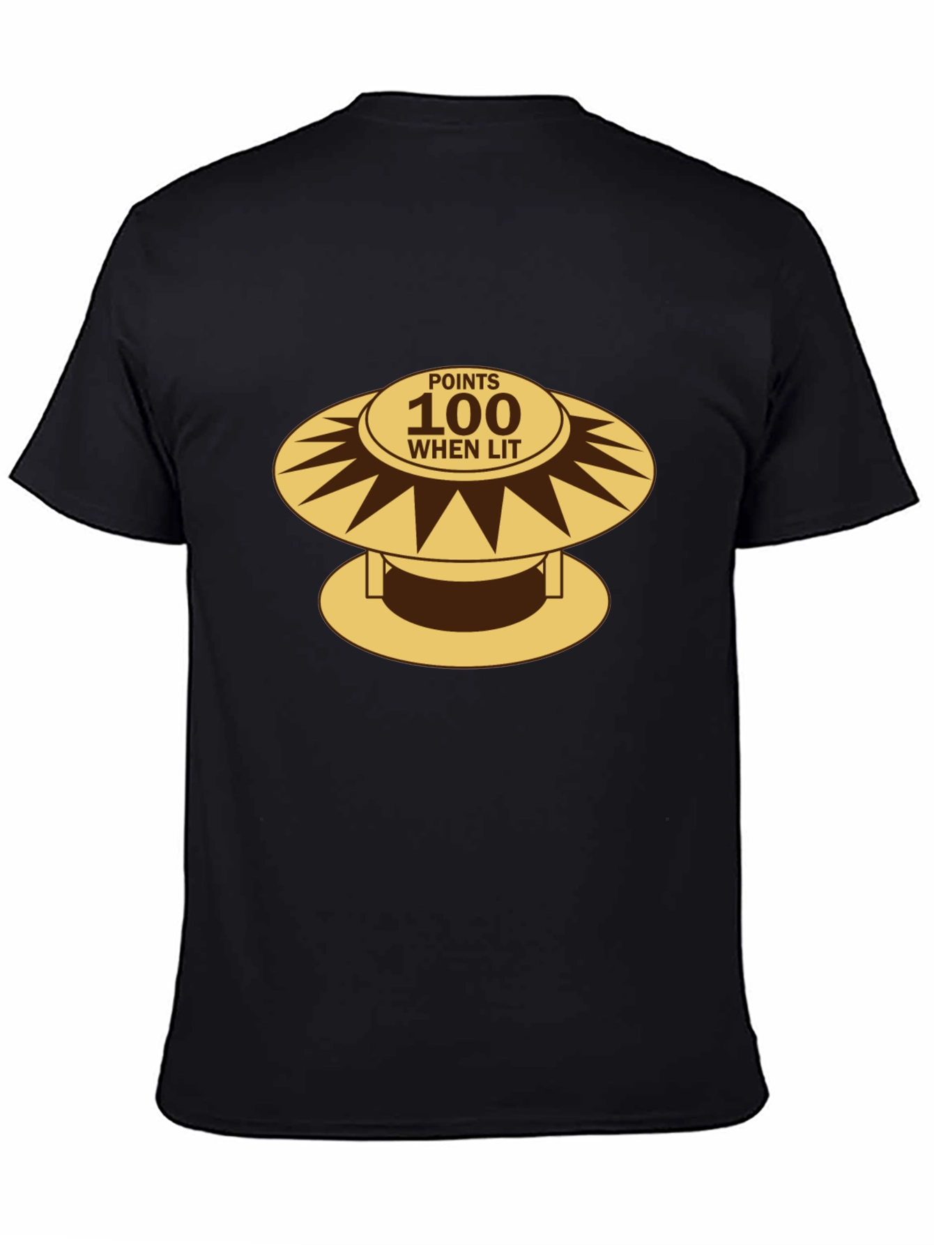 Retro Pinball Bumper T-Shirt - 100 Points When Lit!