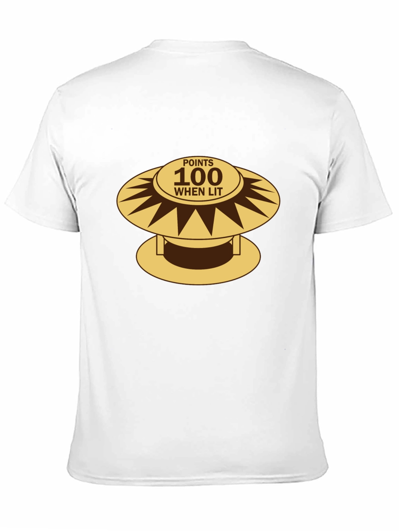 Retro Pinball Bumper T-Shirt - 100 Points When Lit!