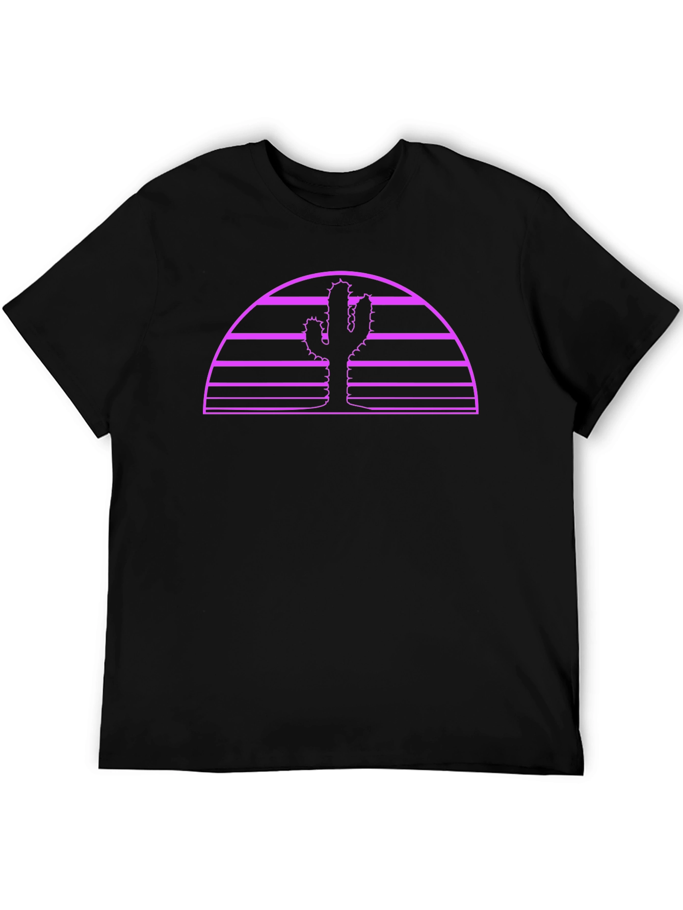 Retro Cactus Sunset Graphic Tee