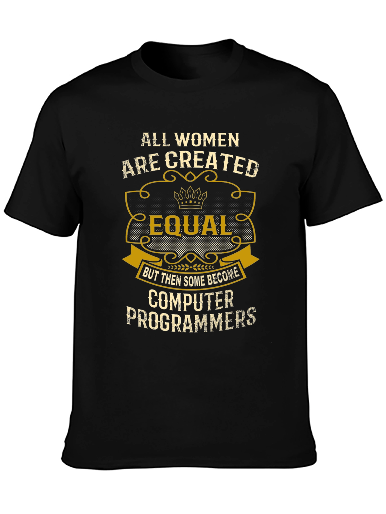 All Women Computer Programmers Black T-Shirt