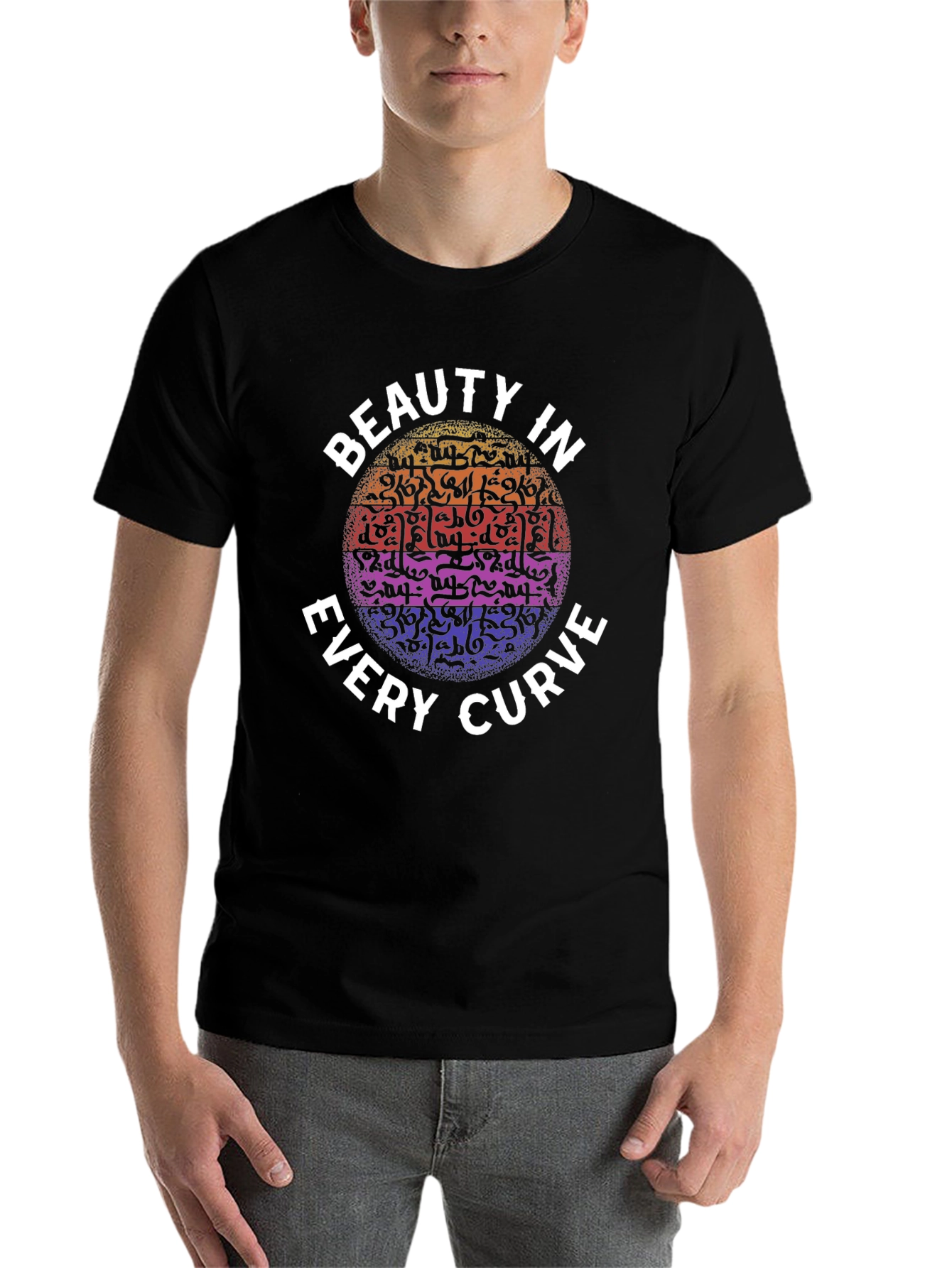 Beauty in Every Curve Graphic T-Shirt