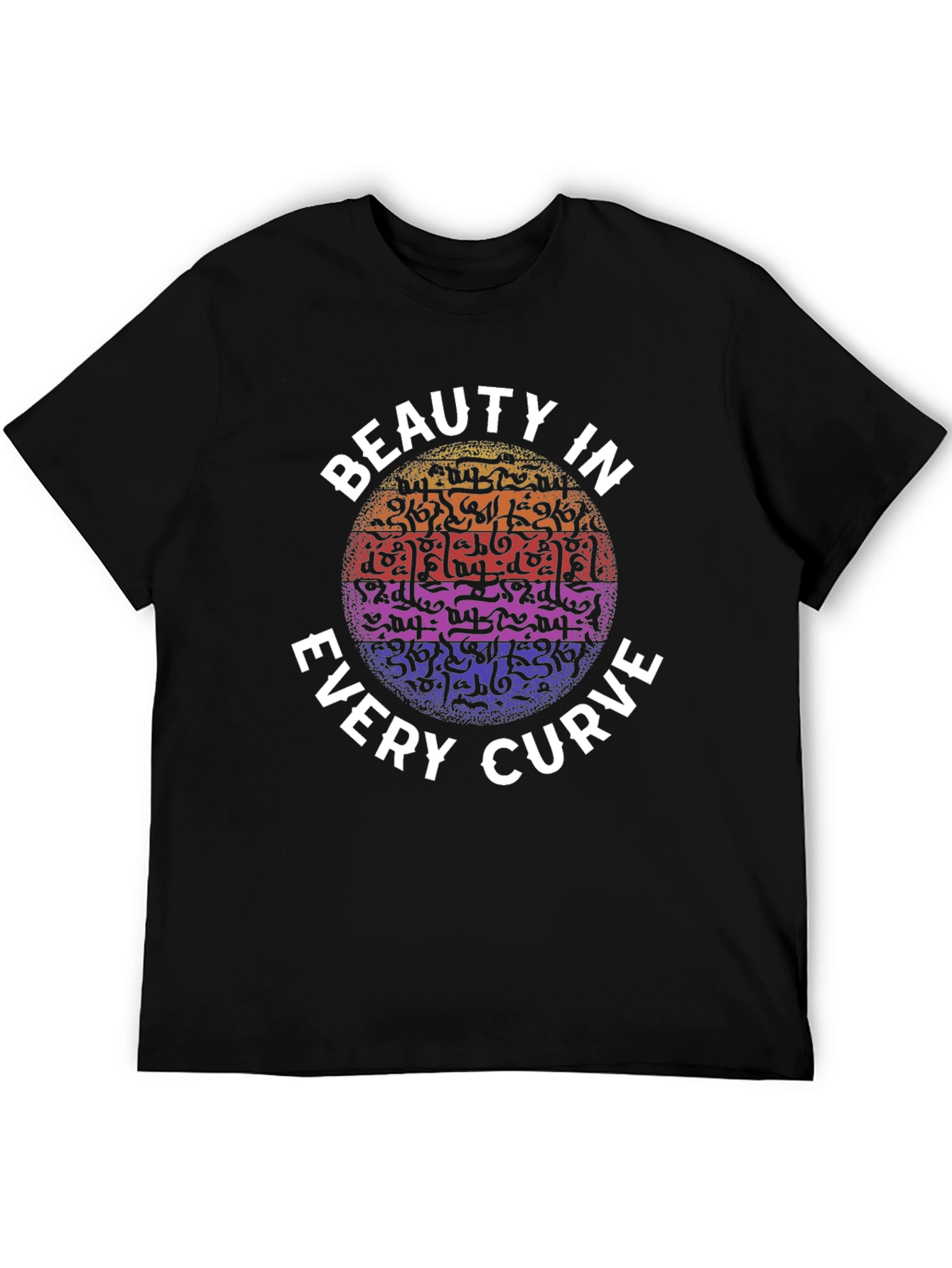 Beauty in Every Curve Graphic T-Shirt