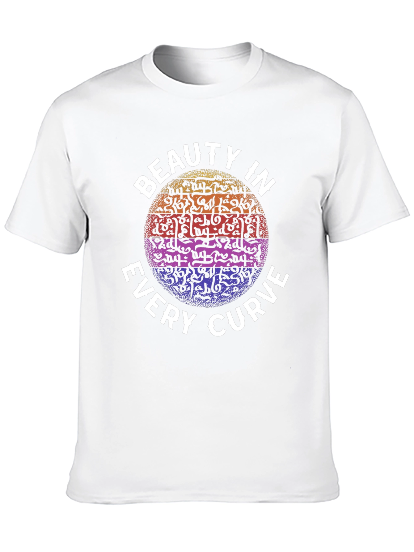 Beauty in Every Curve Graphic T-Shirt