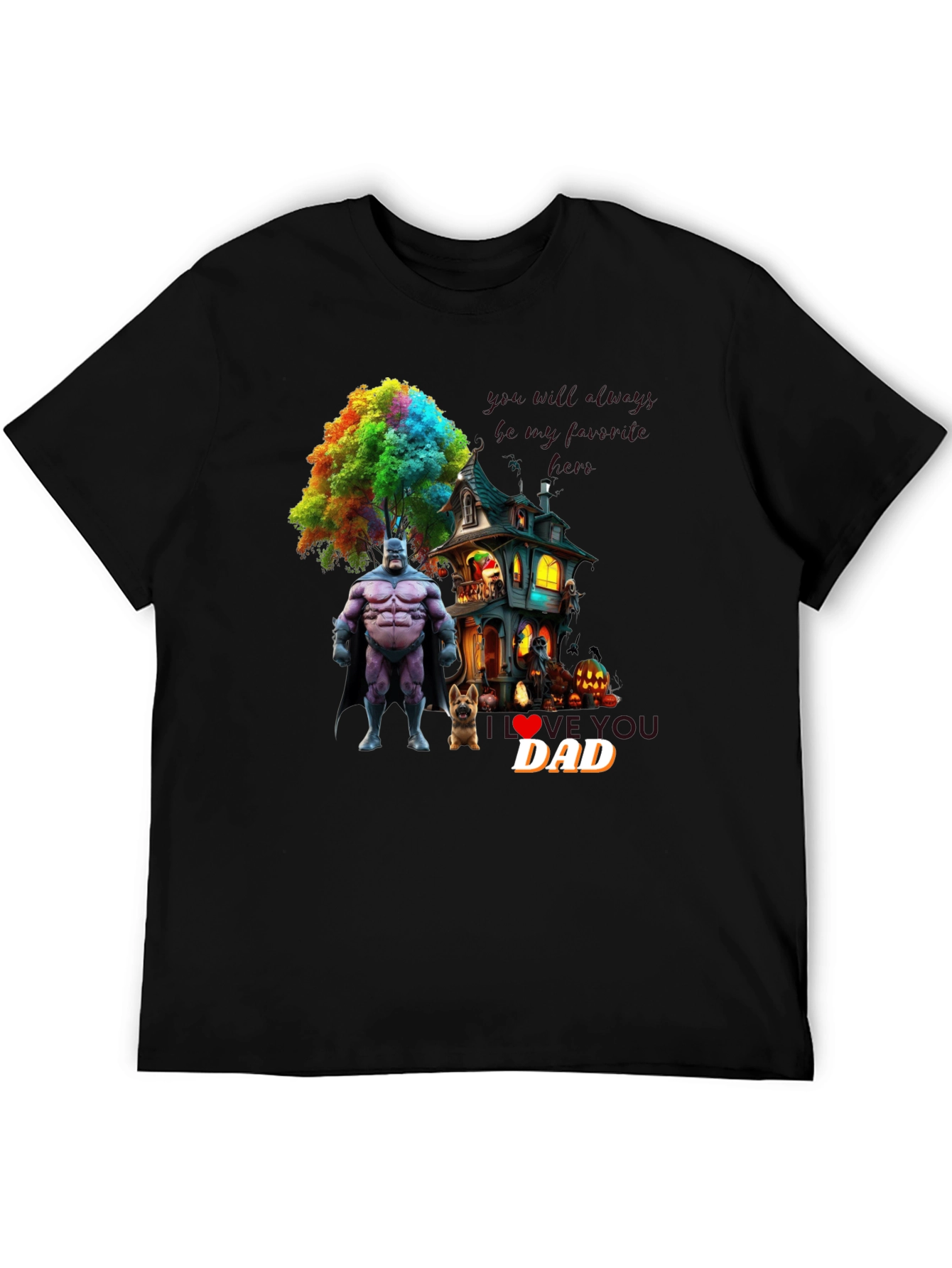 Halloween Batman Dad T-Shirt