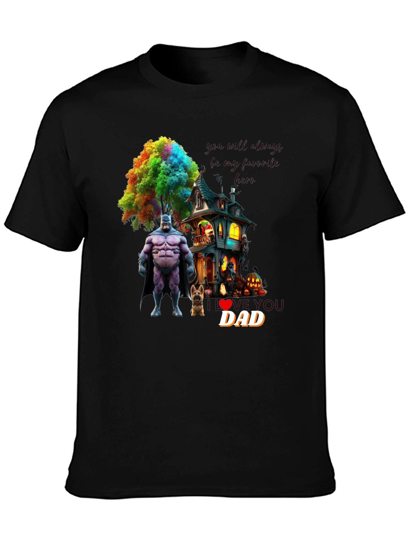 Halloween Batman Dad T-Shirt