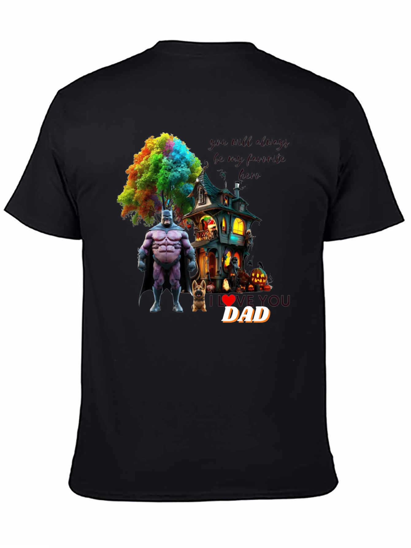 Halloween Batman Dad T-Shirt