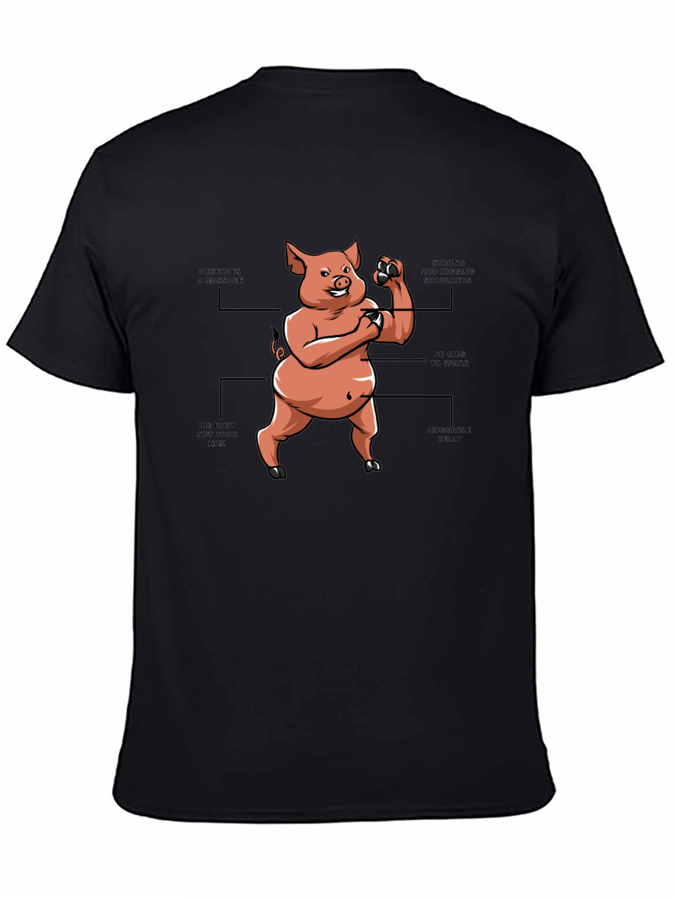 Funny Cartoon Pig T-Shirt