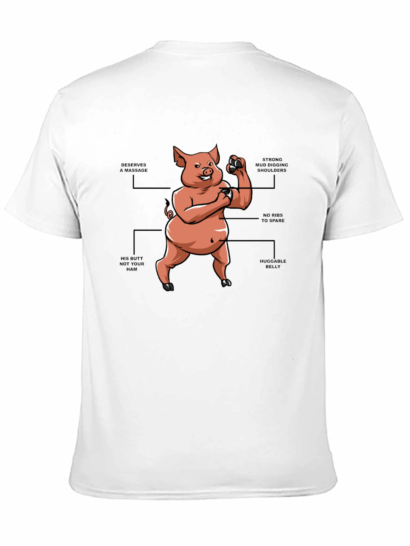 Funny Cartoon Pig T-Shirt