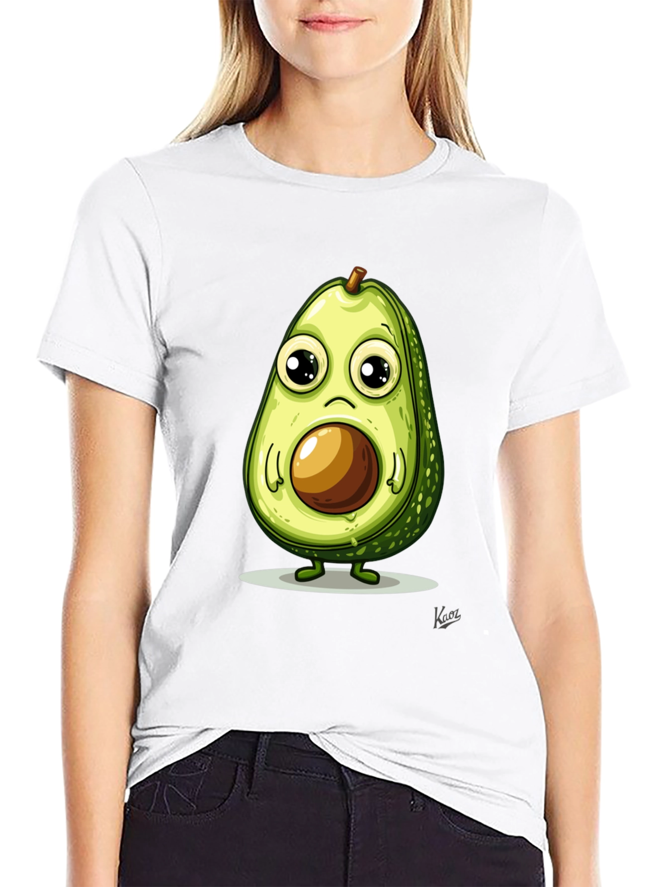 Cute Avocado T-Shirt - Unique Graphic Tee