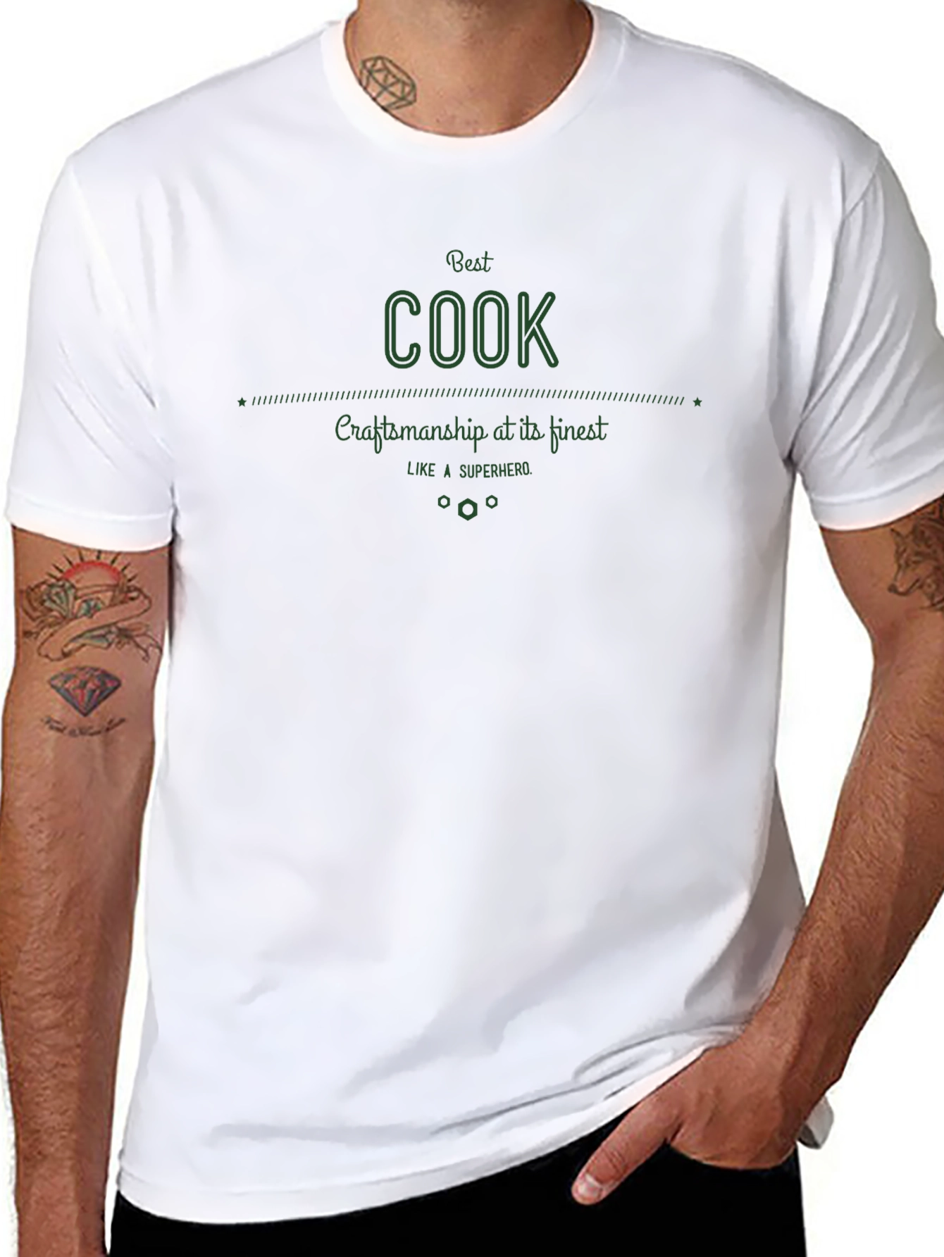 Best Cook Graphic T-Shirt - Craftsmanship Design Tee