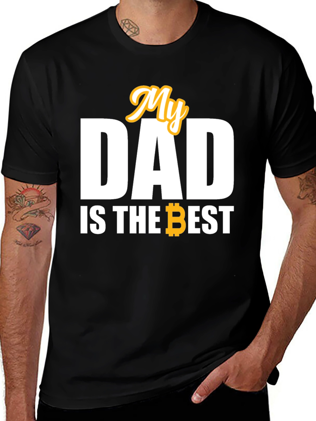 My Dad is the Best Bitcoin T-Shirt