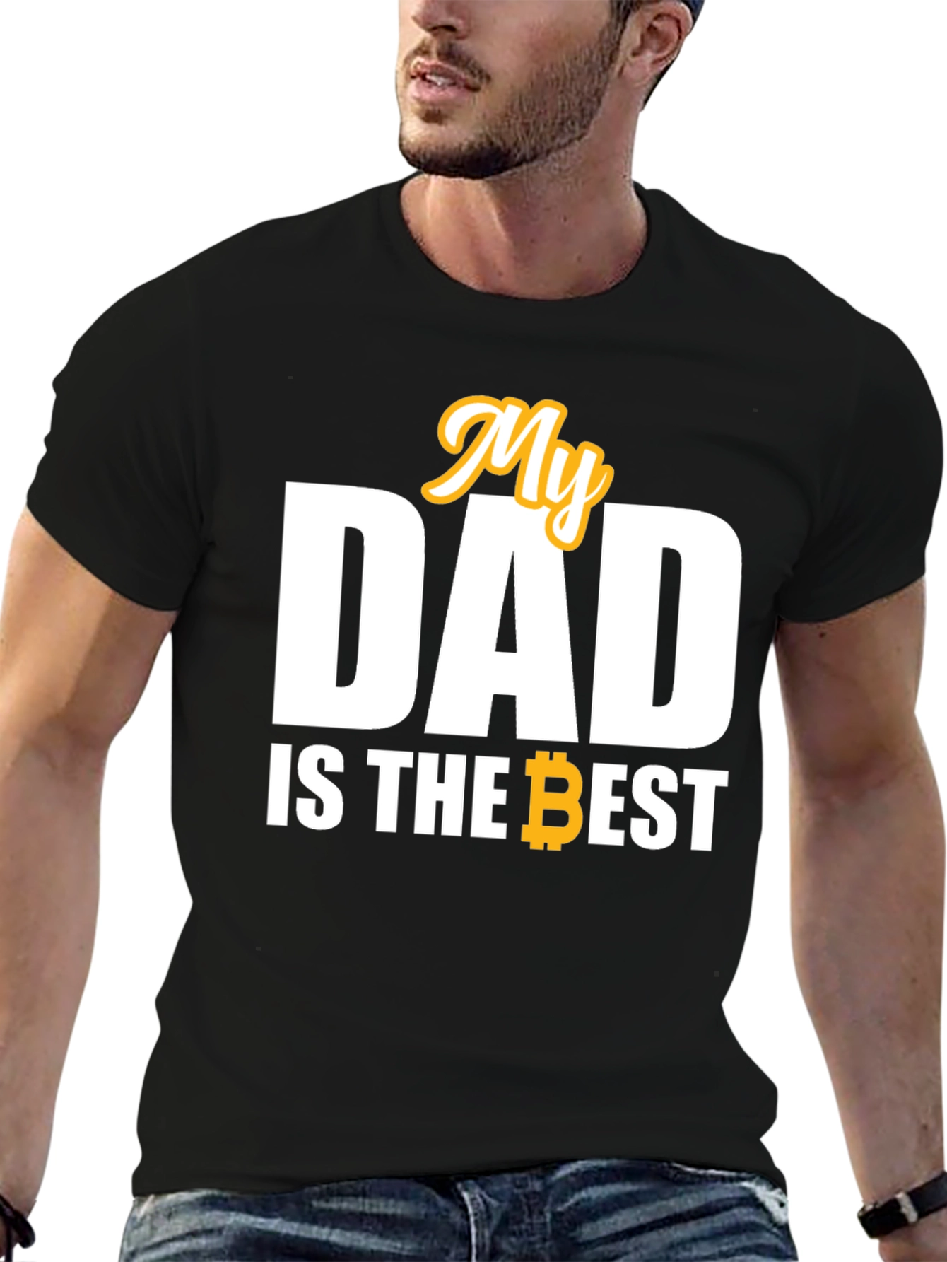 My Dad is the Best Bitcoin T-Shirt