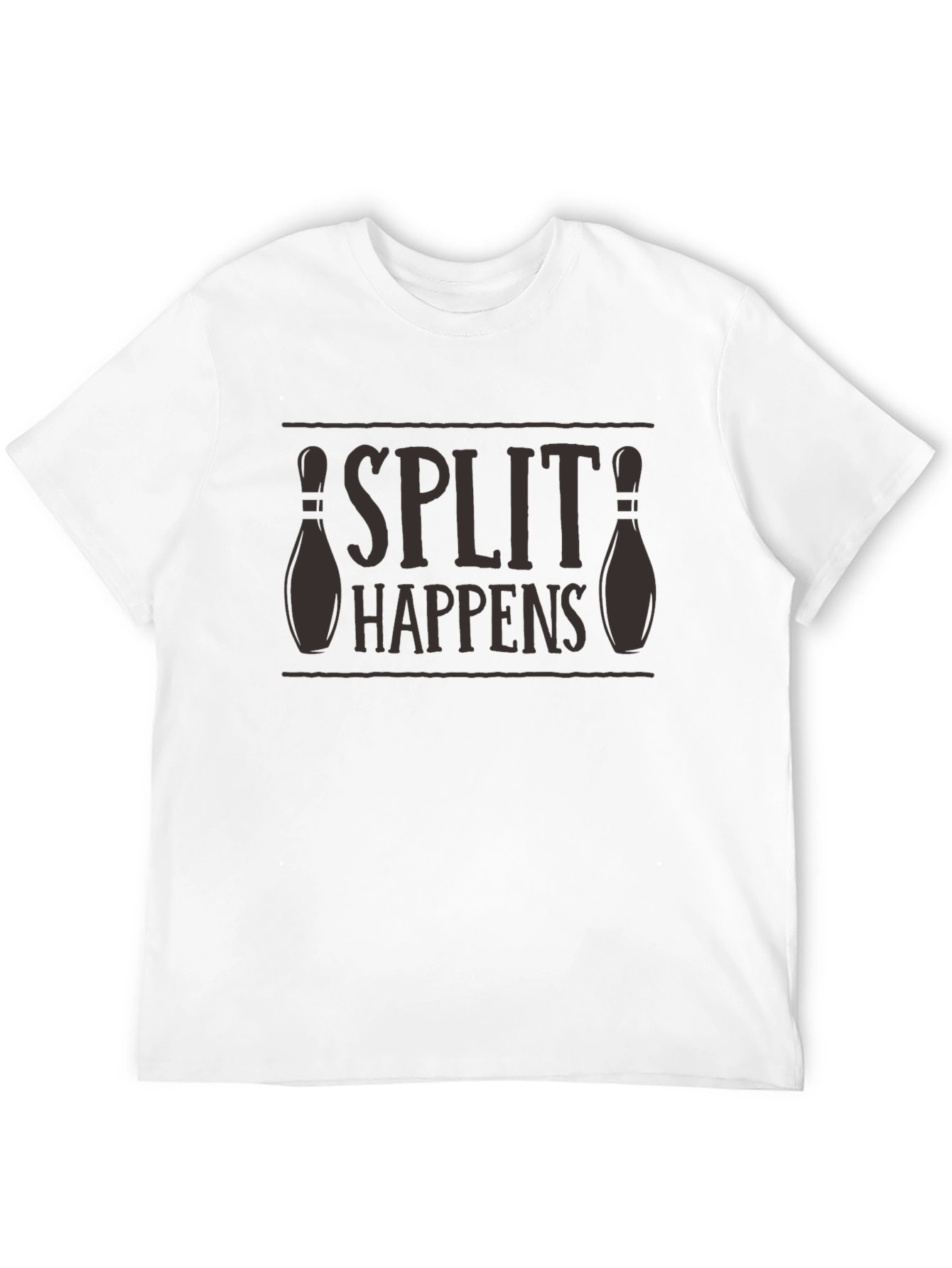 Split Happens Bowling T-Shirt - Funny Bowling Tee