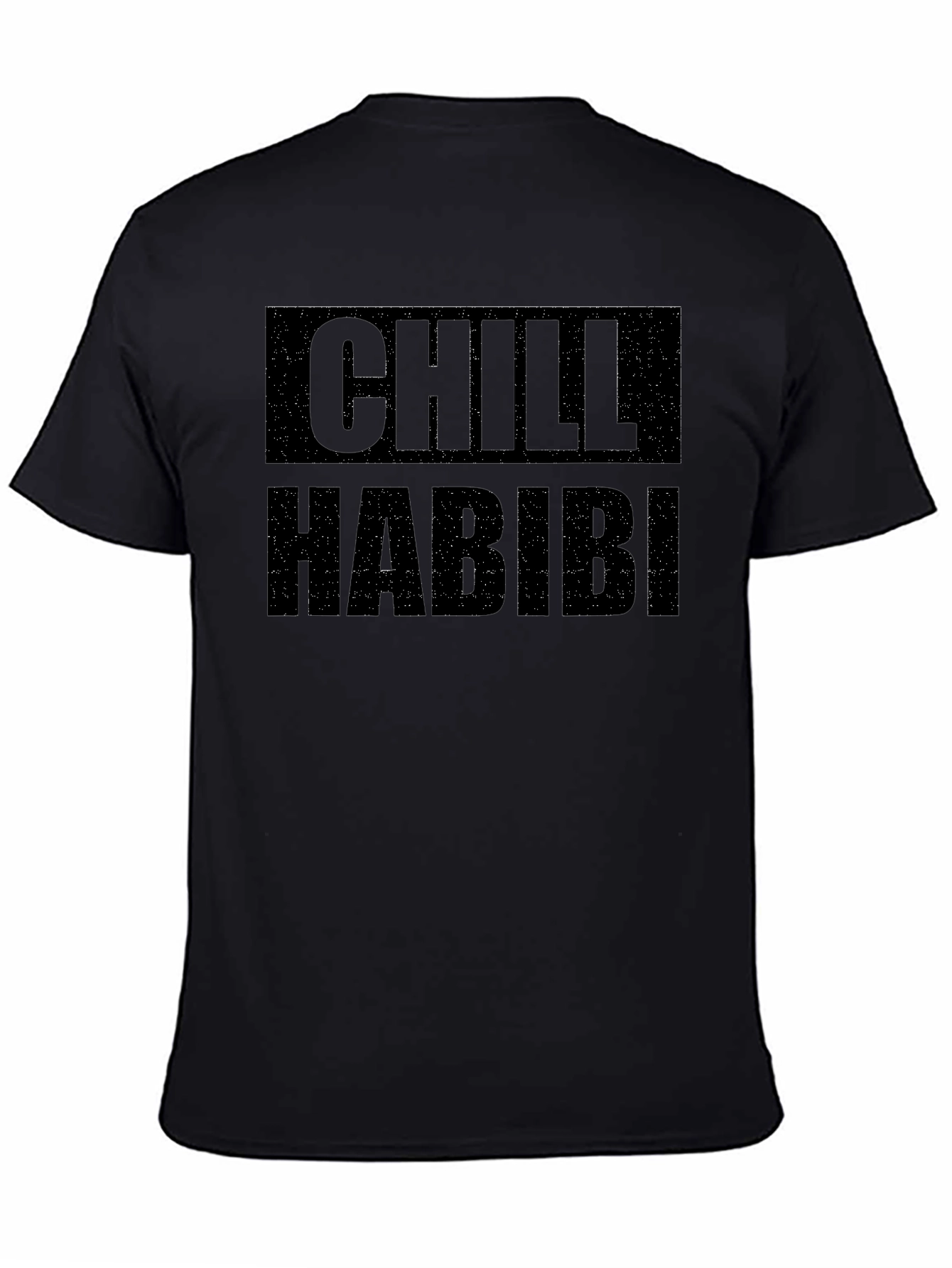 Chill Habibi Graphic T-Shirt - Mens Black Tee