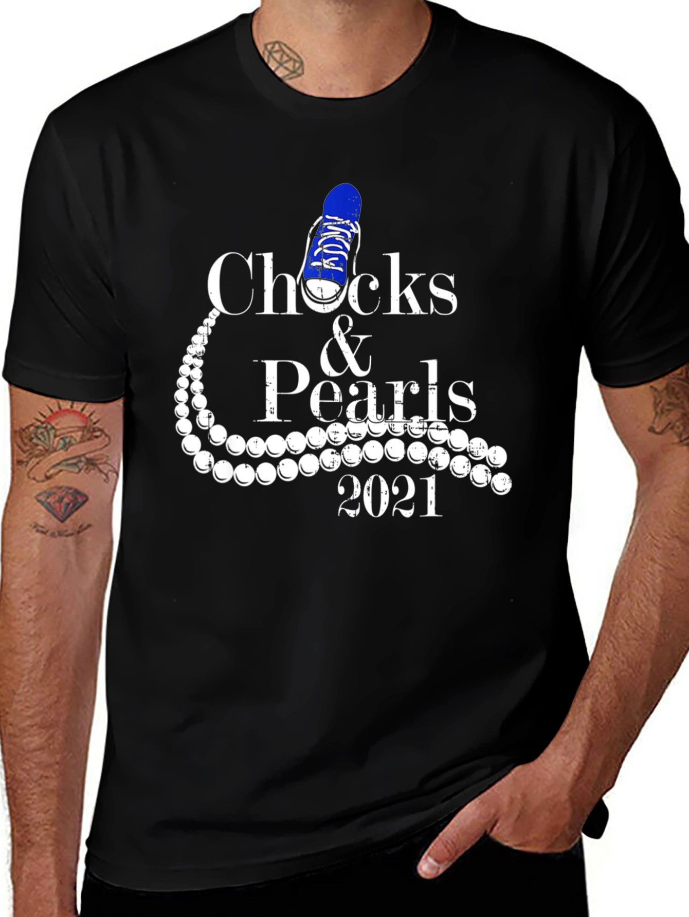 Chucks & Pearls 2021 Graphic T-Shirt
