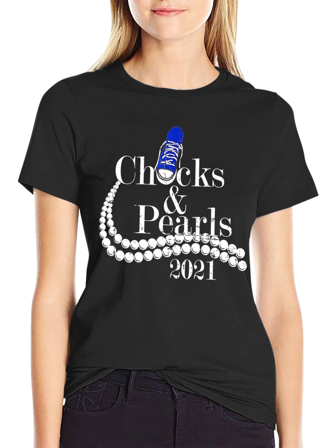 Chucks & Pearls 2021 Graphic T-Shirt