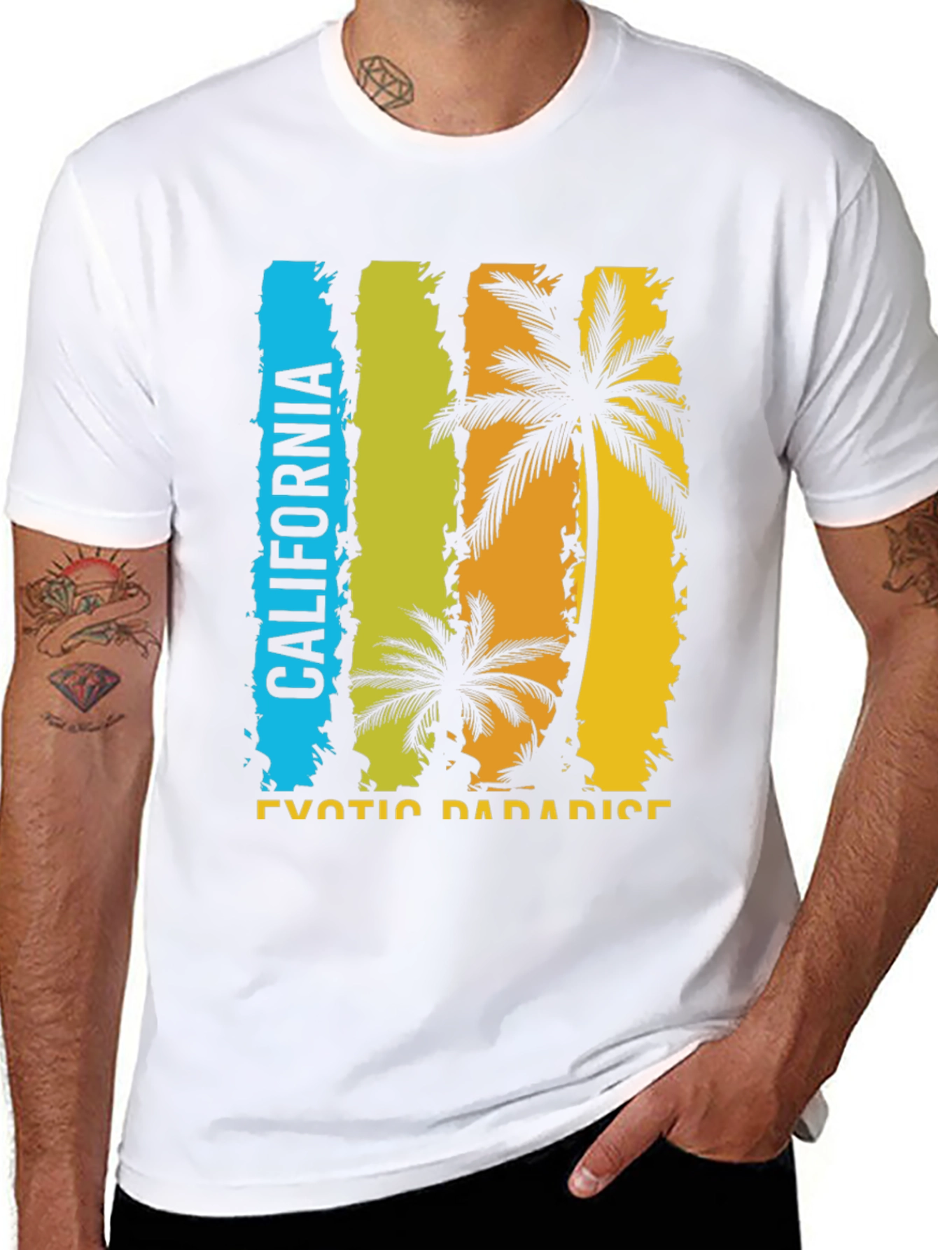 California Exotic Paradise Graphic Tee