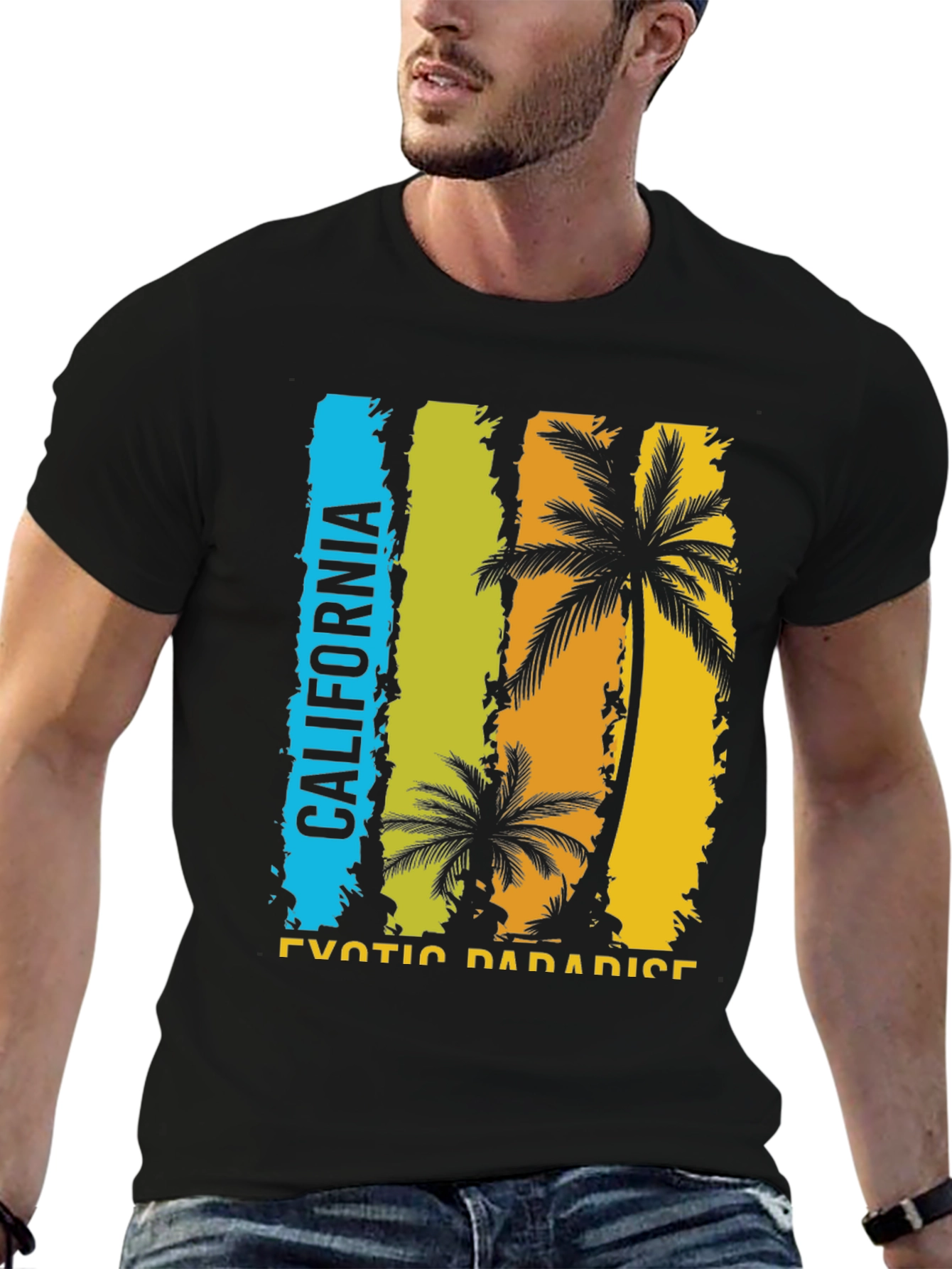 California Exotic Paradise Graphic Tee