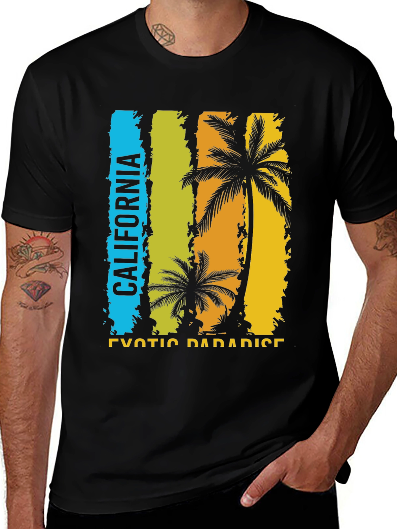 California Exotic Paradise Graphic Tee