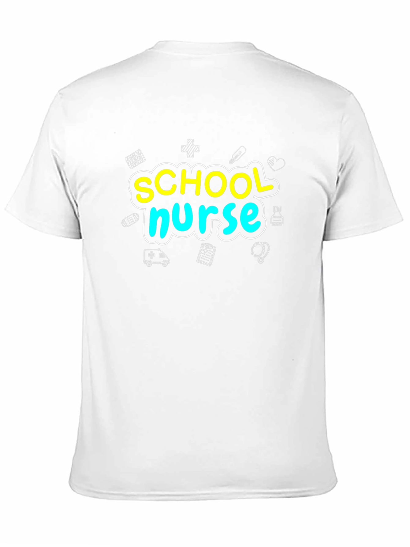School Nurse T-Shirt - Black
