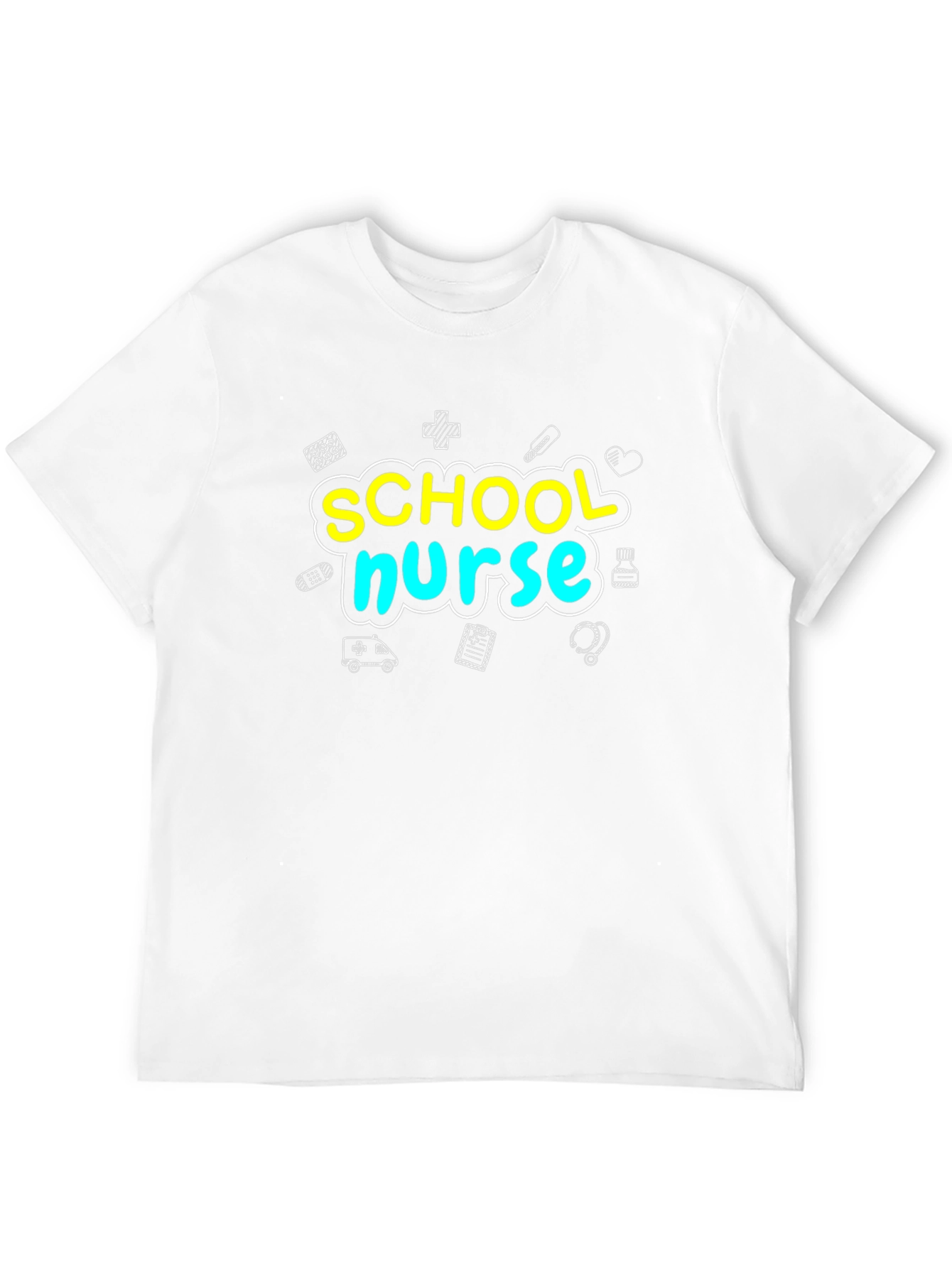 School Nurse T-Shirt - Black