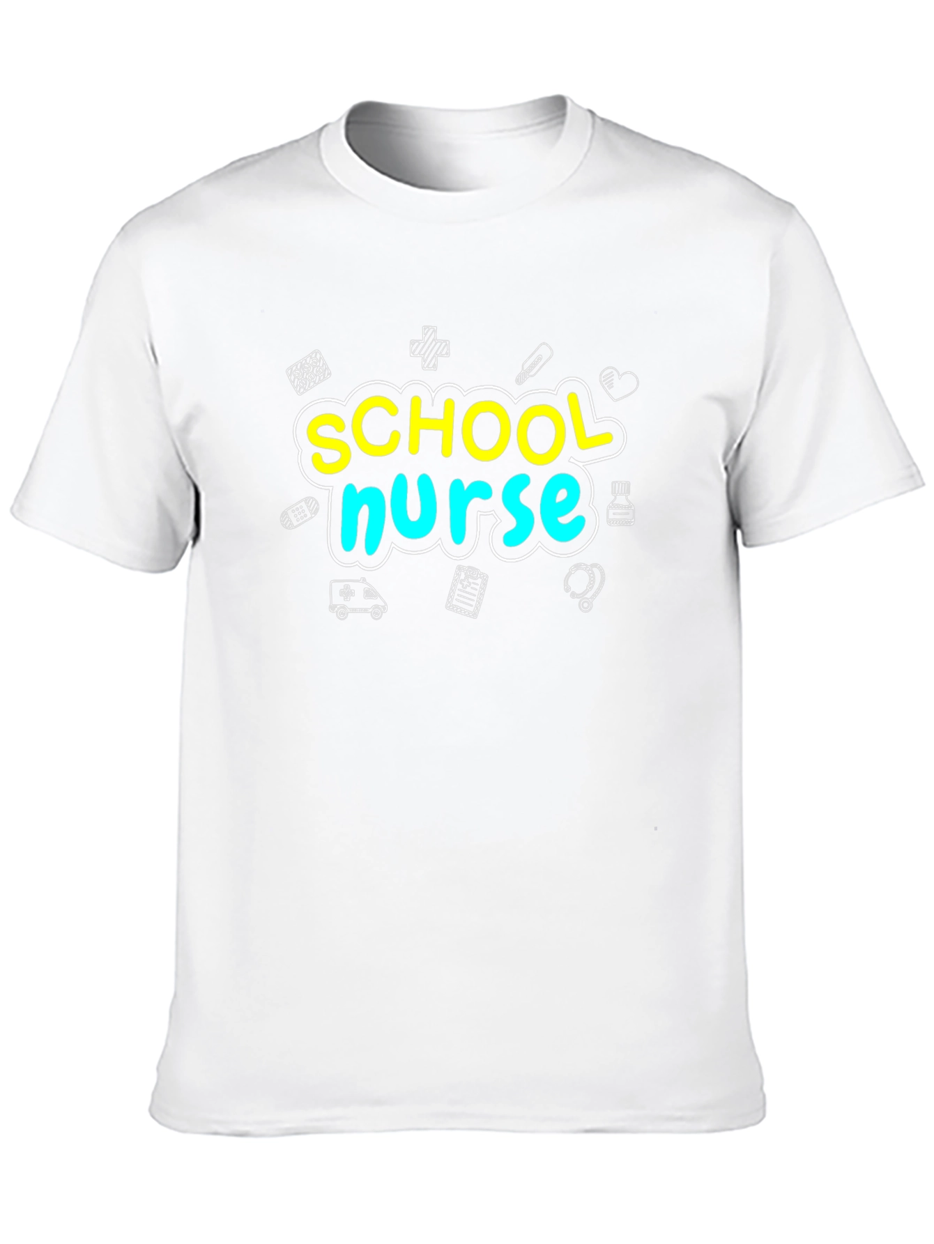 School Nurse T-Shirt - Black