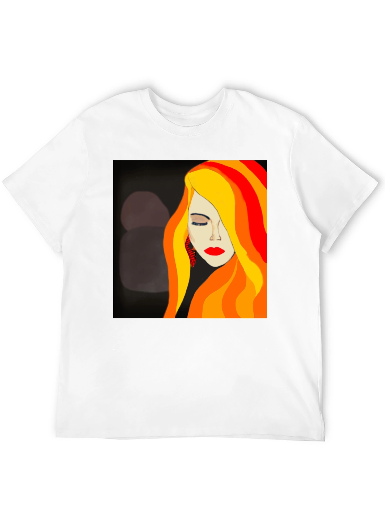 Woman Portrait Graphic Tee - Artistic Fashion