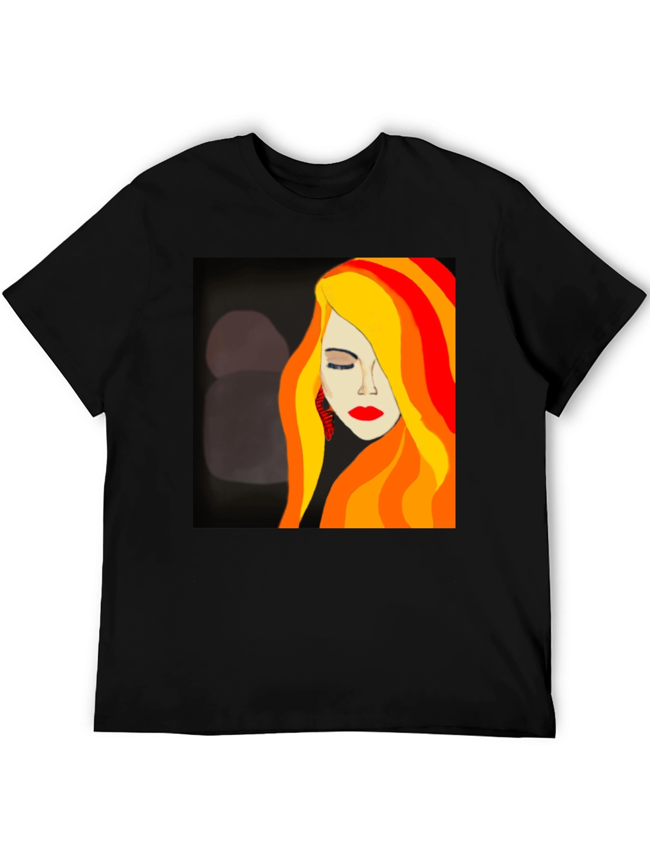 Woman Portrait Graphic Tee - Artistic Fashion