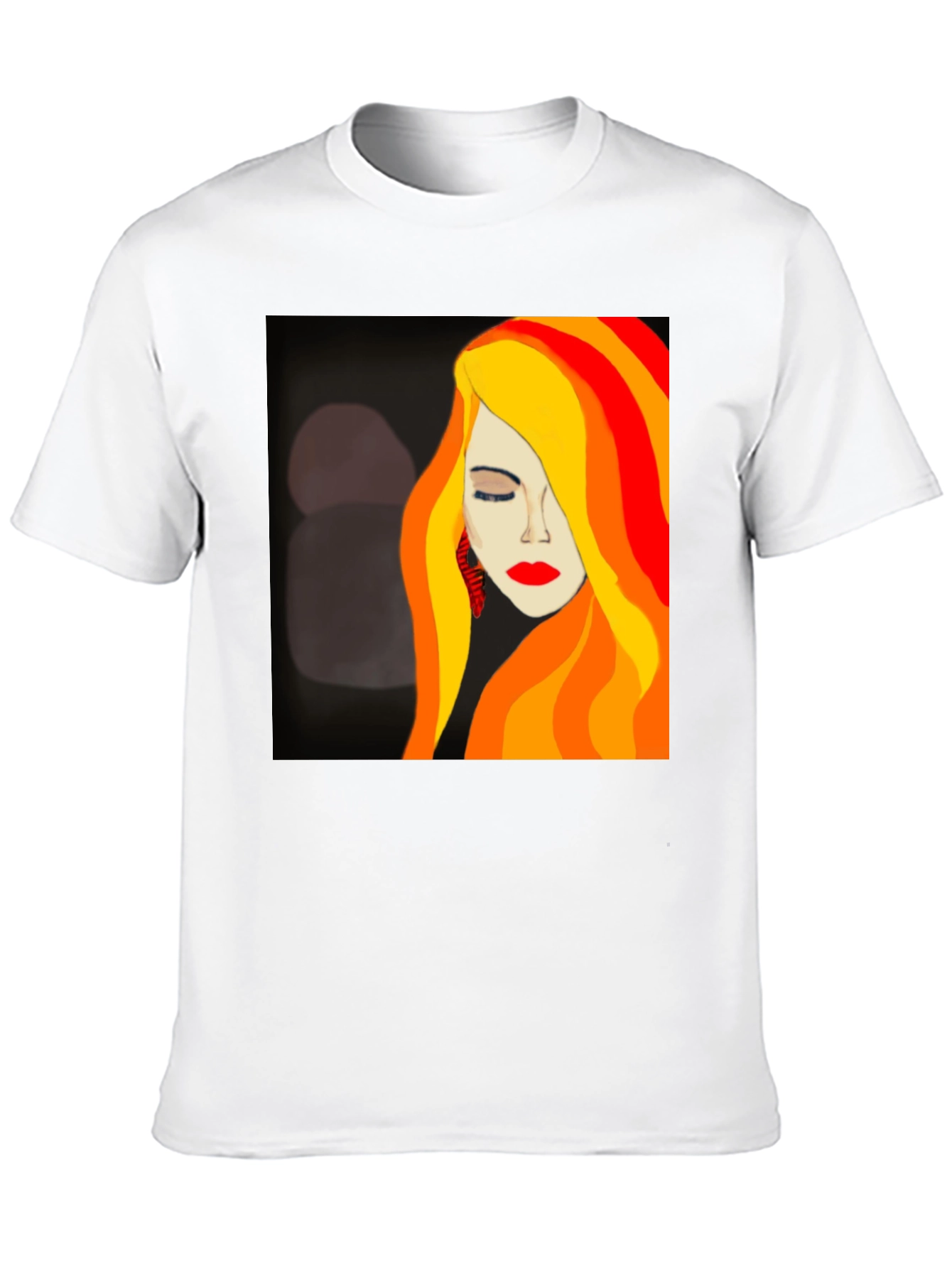 Woman Portrait Graphic Tee - Artistic Fashion
