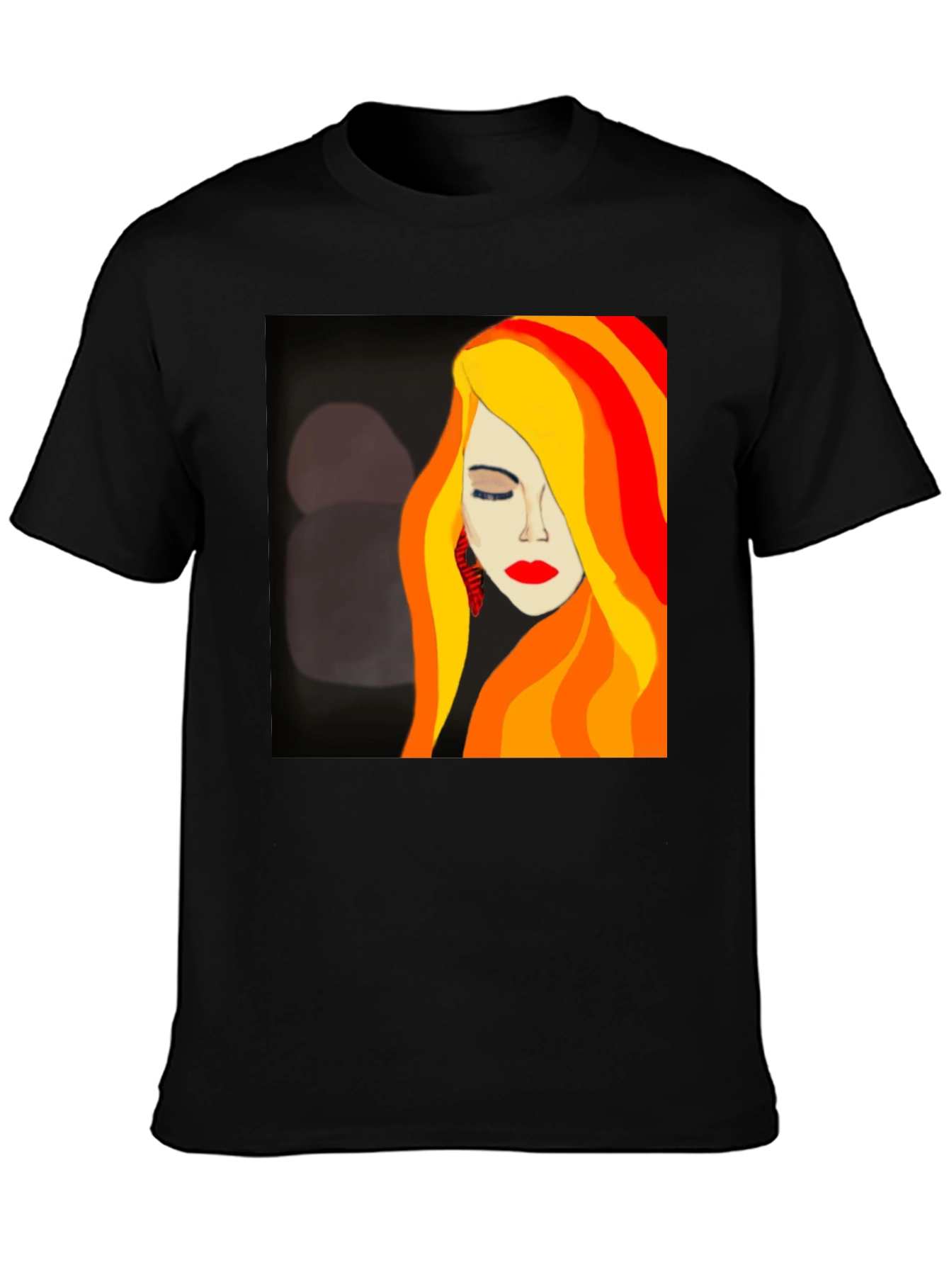 Woman Portrait Graphic Tee - Artistic Fashion