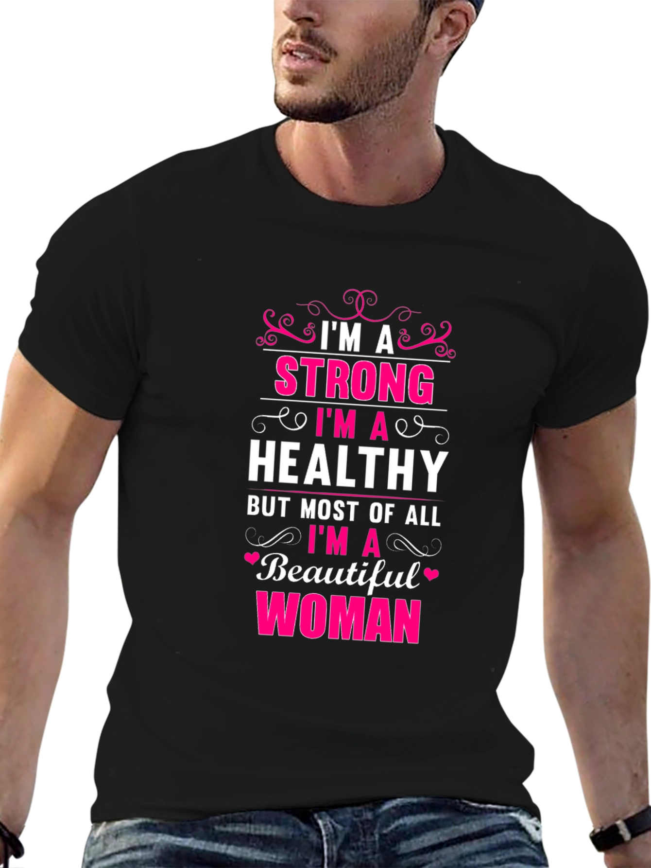 Strong & Healthy Woman Graphic Tee