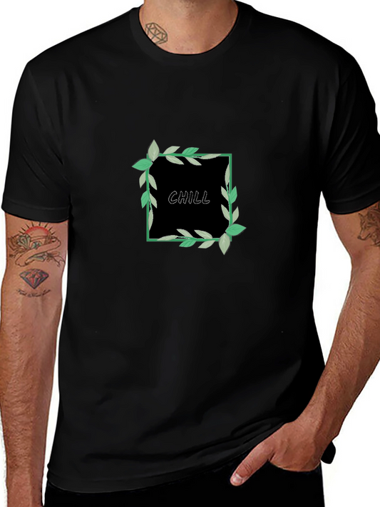 Chill Vibes Black Graphic Tee